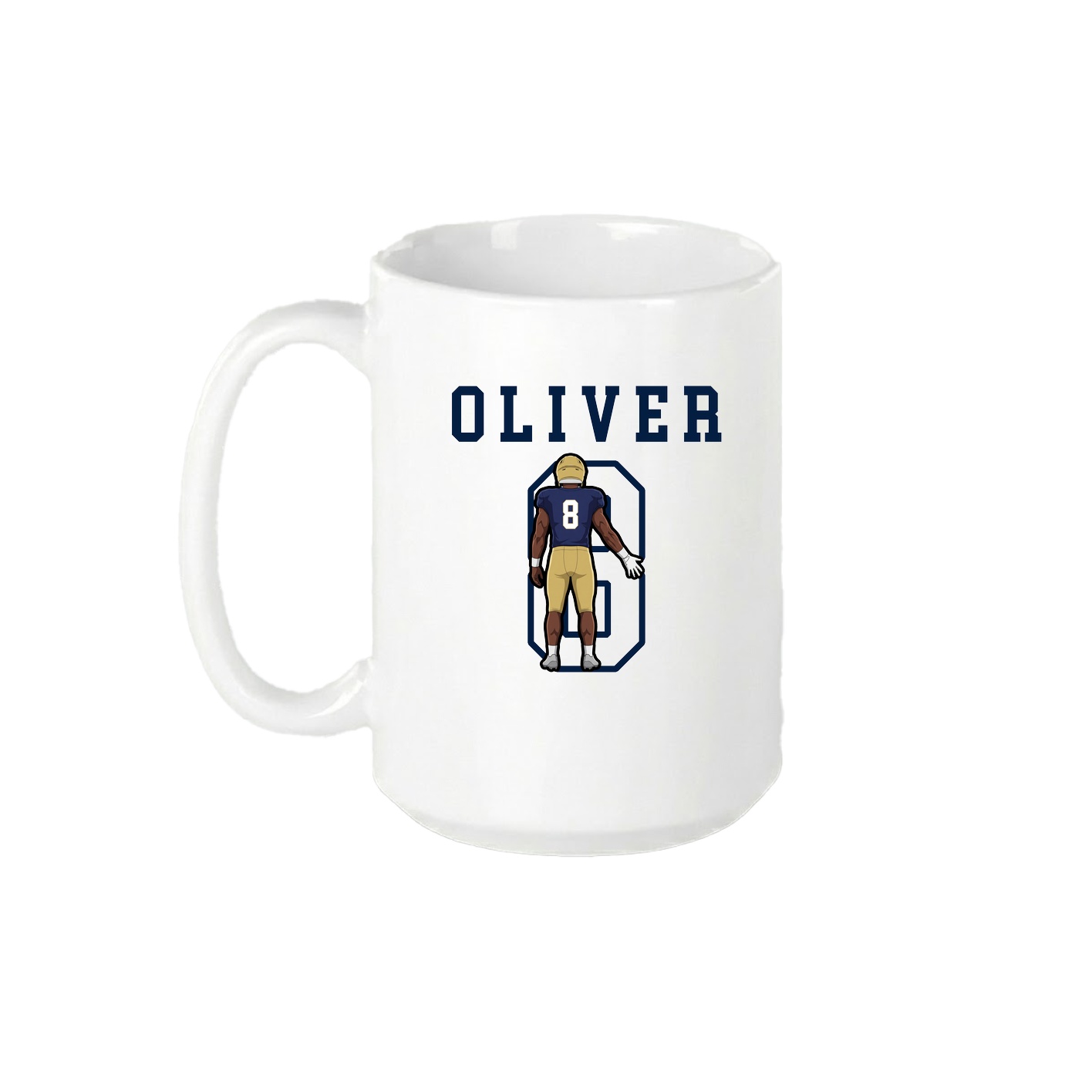 15oz Coffee Mug — Shirsey in White