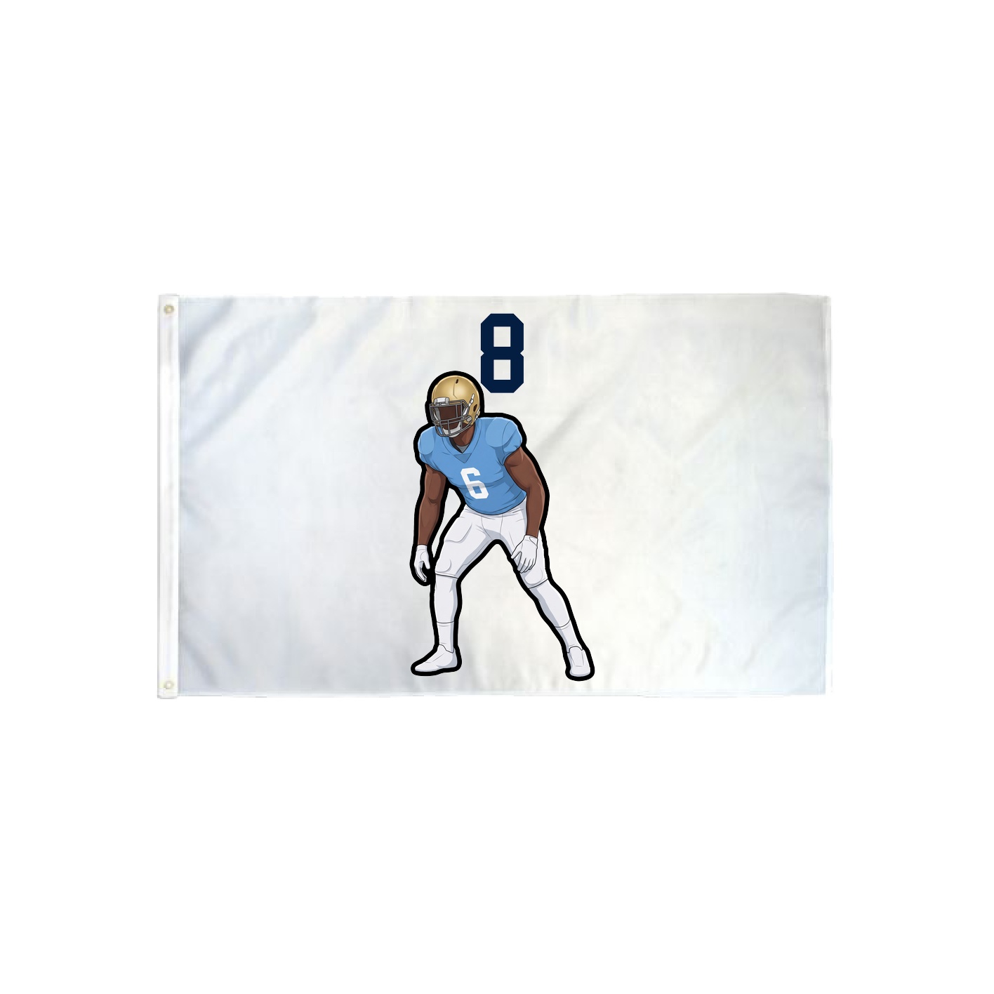 3x5 Flag — Number Top in Classic