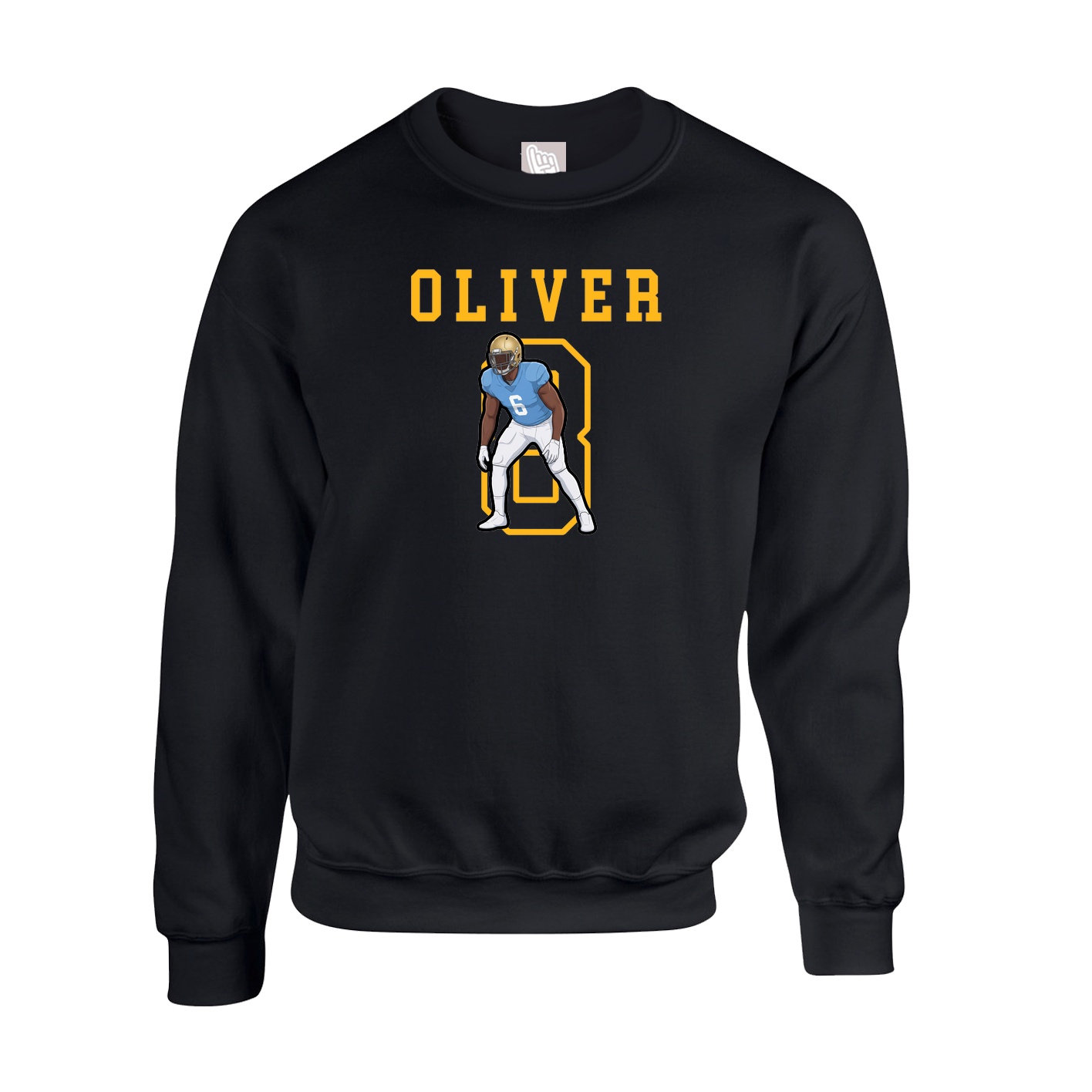 Fleece Crew — Shirsey in Black