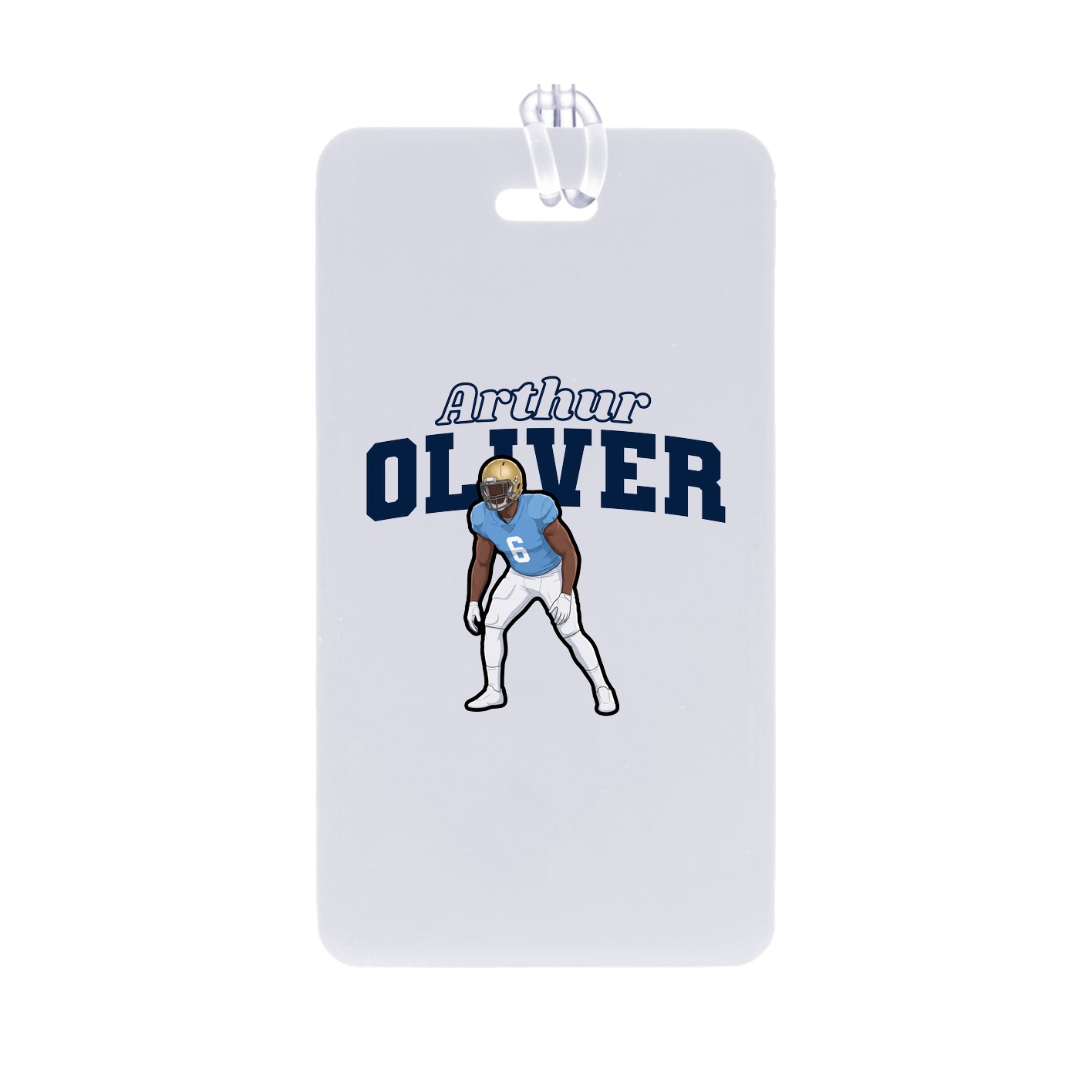 Bag Tag — Name Arch in Classic