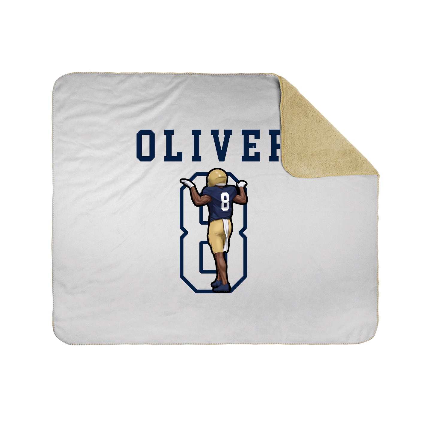 Throw Blanket — Shirsey in White