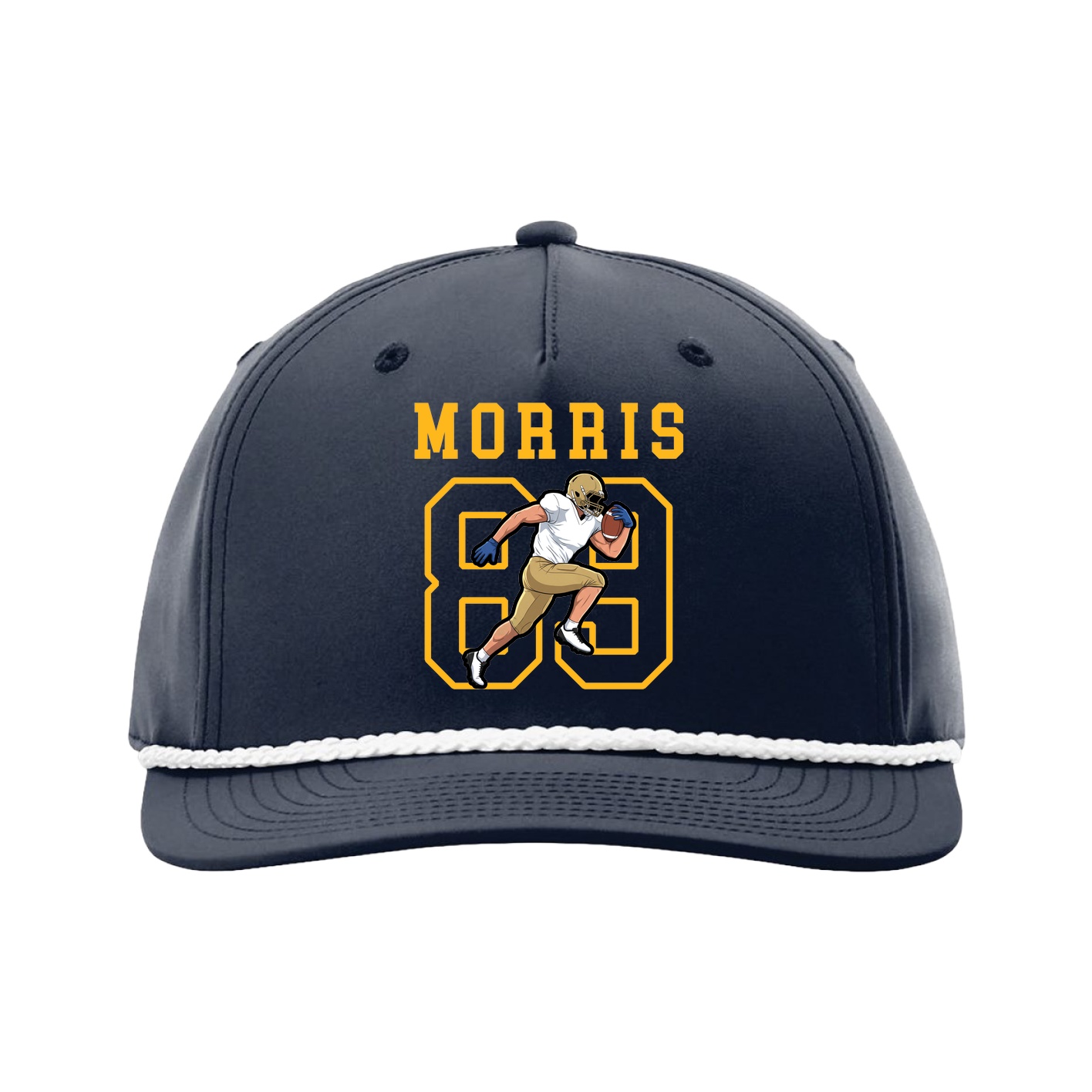 Five-Panel Classic Rope Cap — Shirsey in Navy