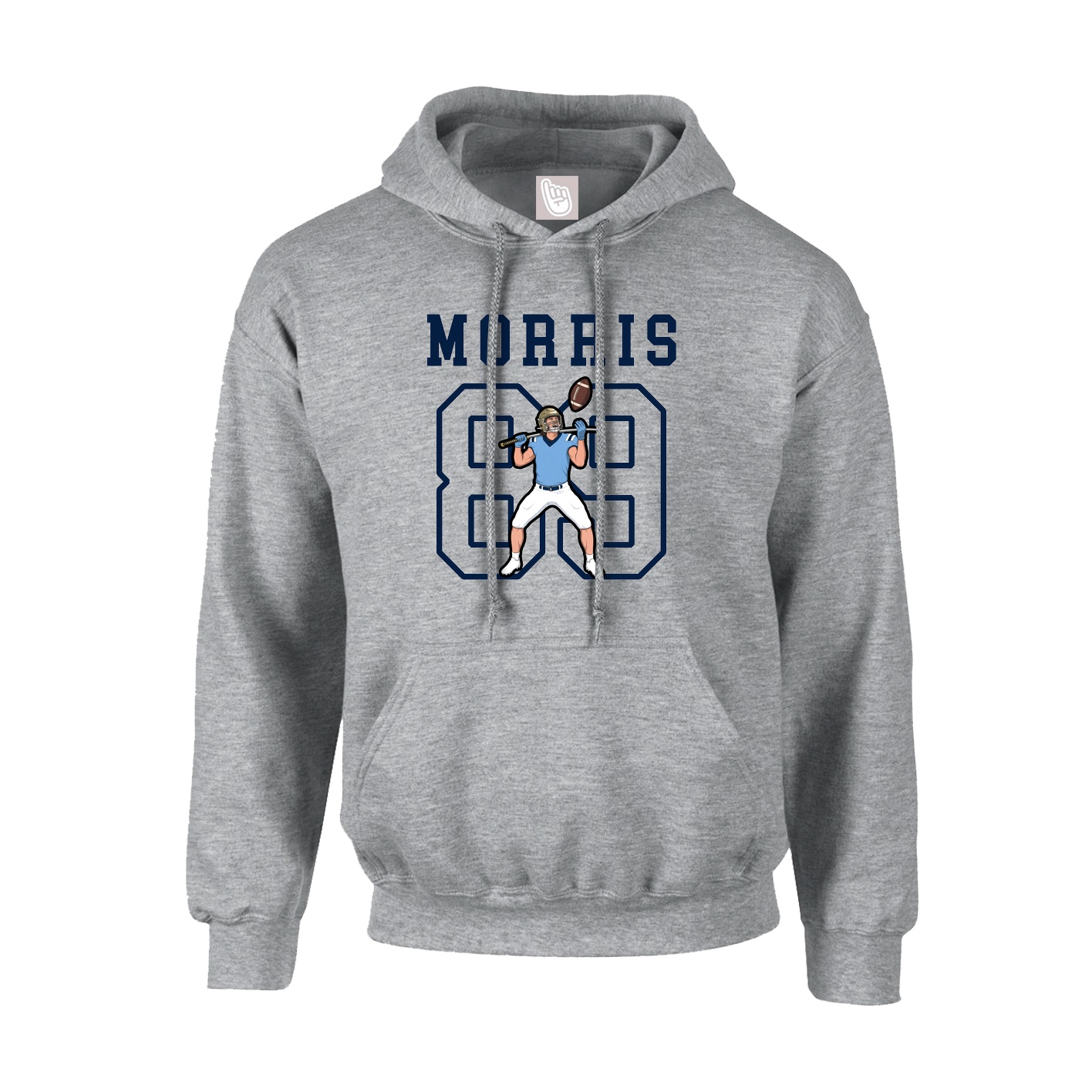 Hoodie — Shirsey in Grey