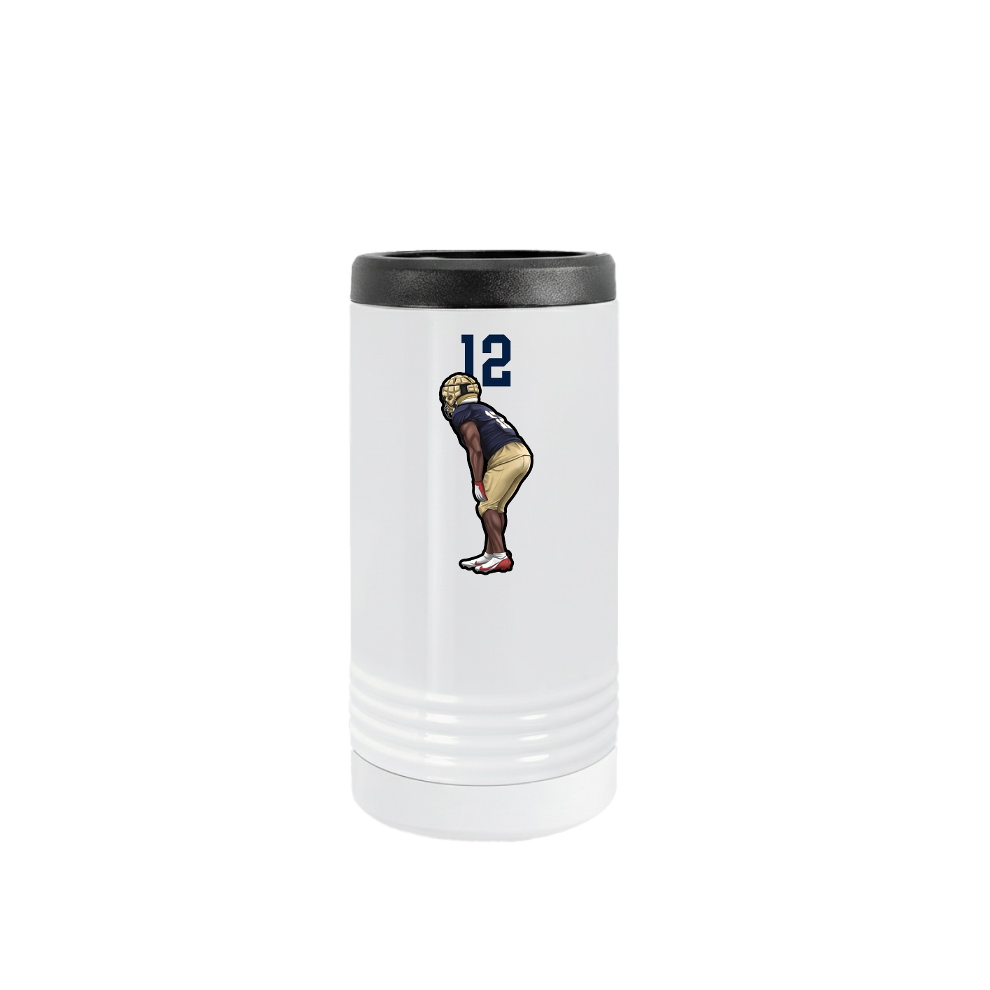 Slim Beverage Holder — Number Top in White