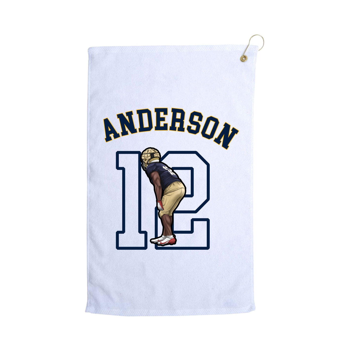 Golf Towel — Shirsey Arch in White