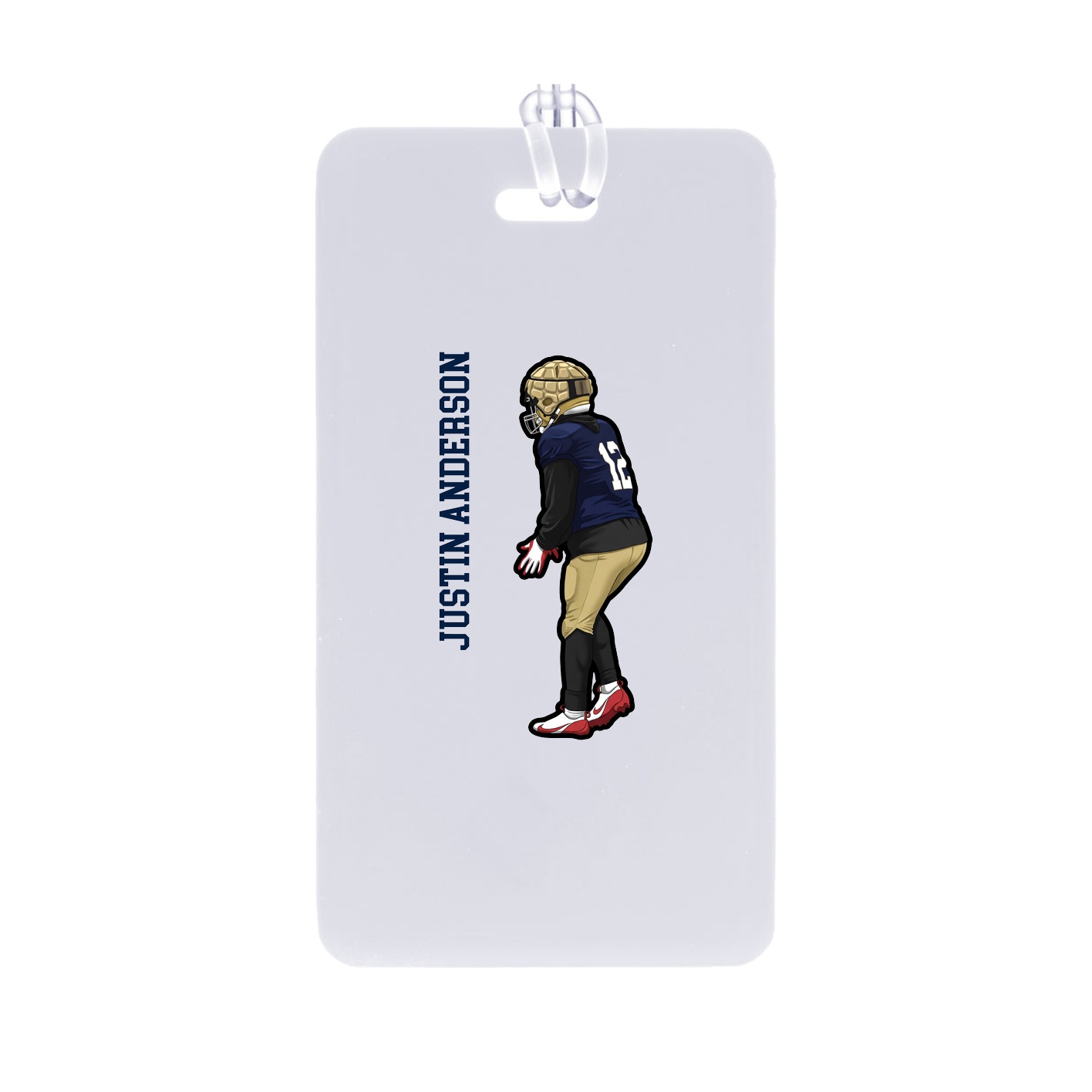 Bag Tag — Name Vertical in Classic