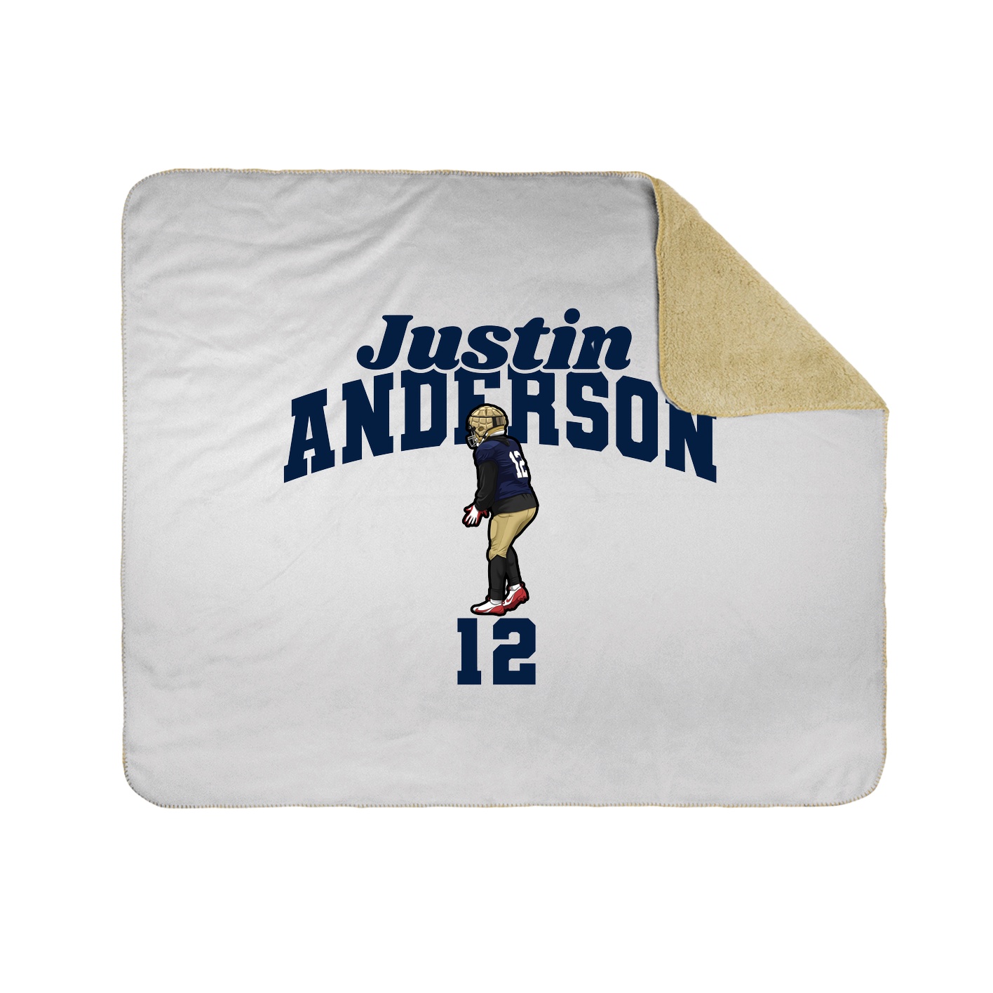 Throw Blanket — Signature Arch in White