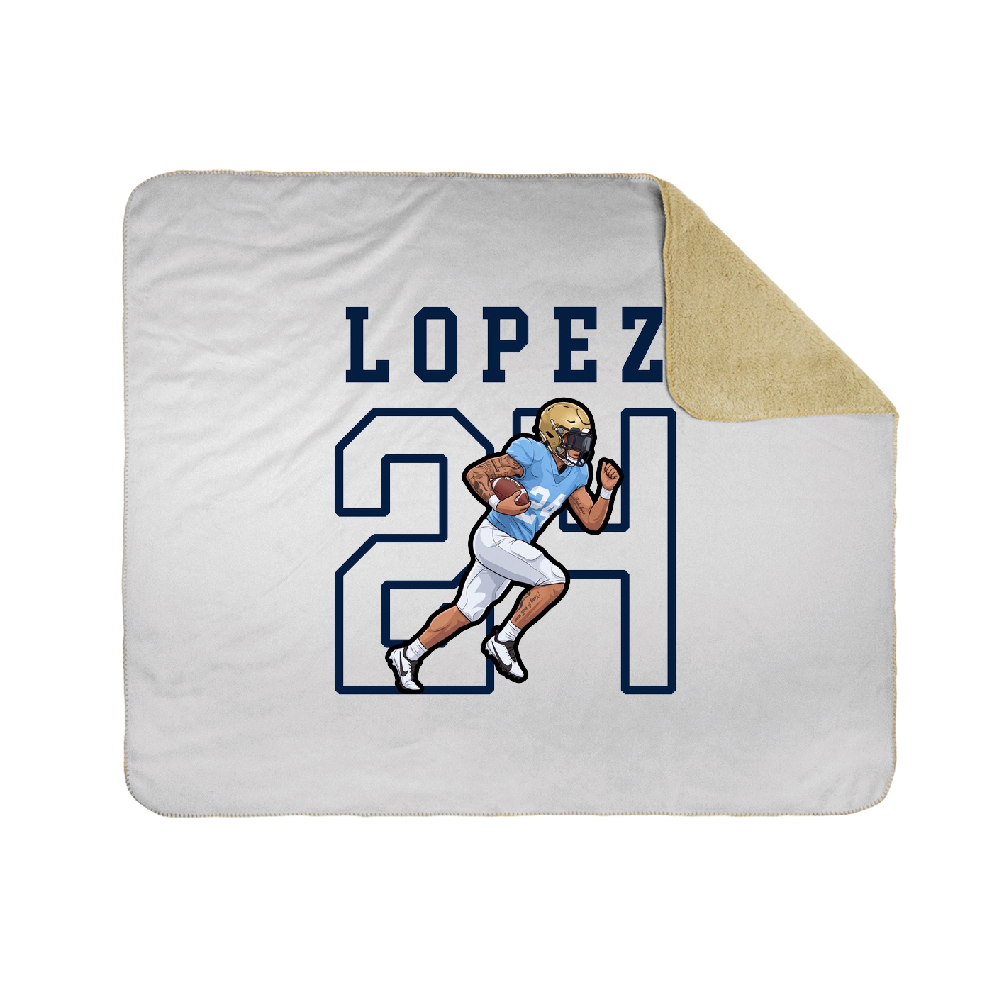 Throw Blanket — Shirsey in White