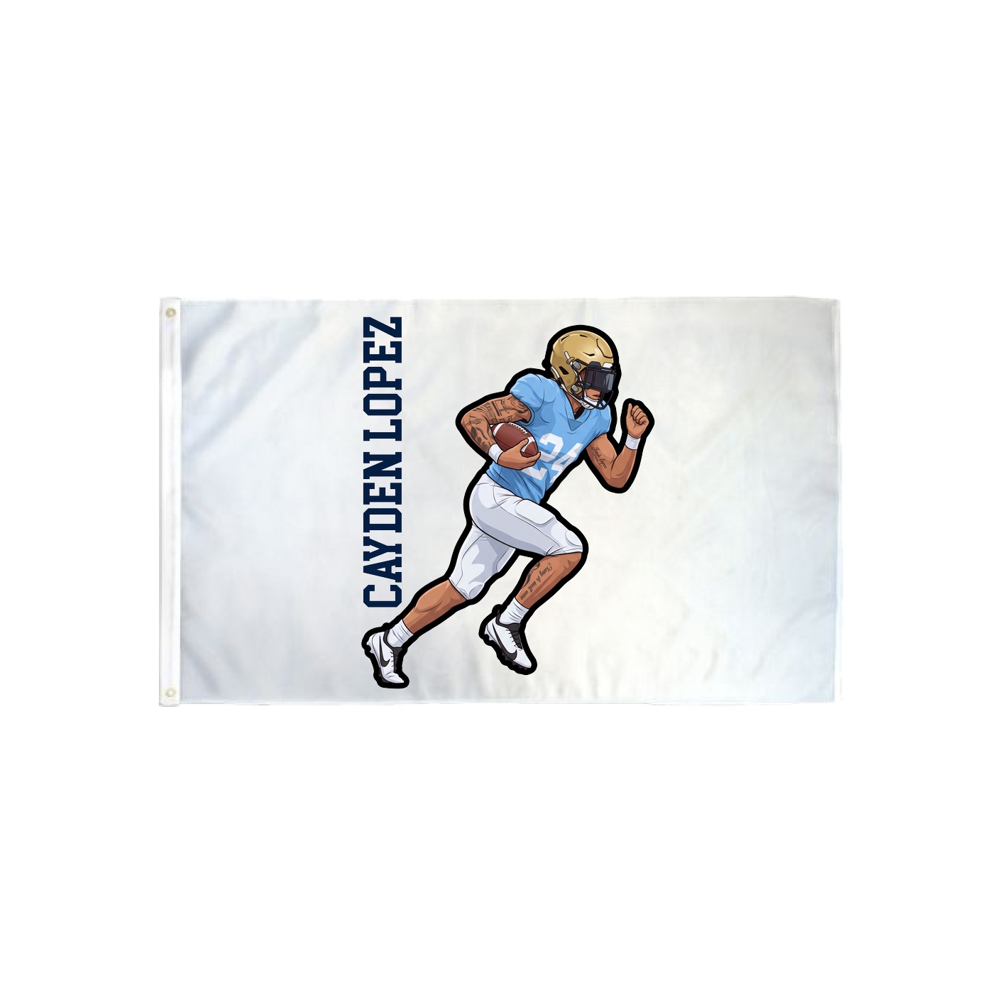 3x5 Flag — Name Vertical in Classic