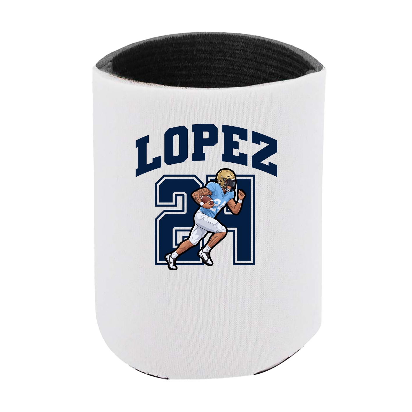 Can Holder — Number in White