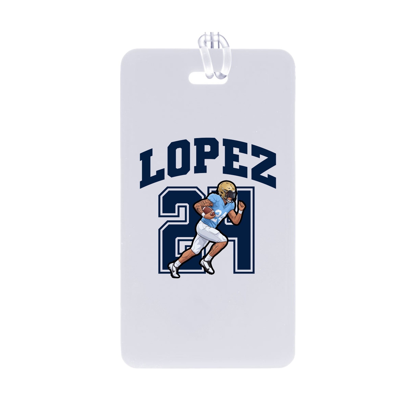 Bag Tag — Number in Classic