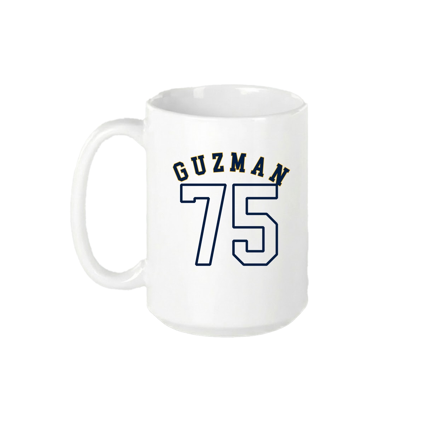 15oz Coffee Mug — Shirsey Arch in White