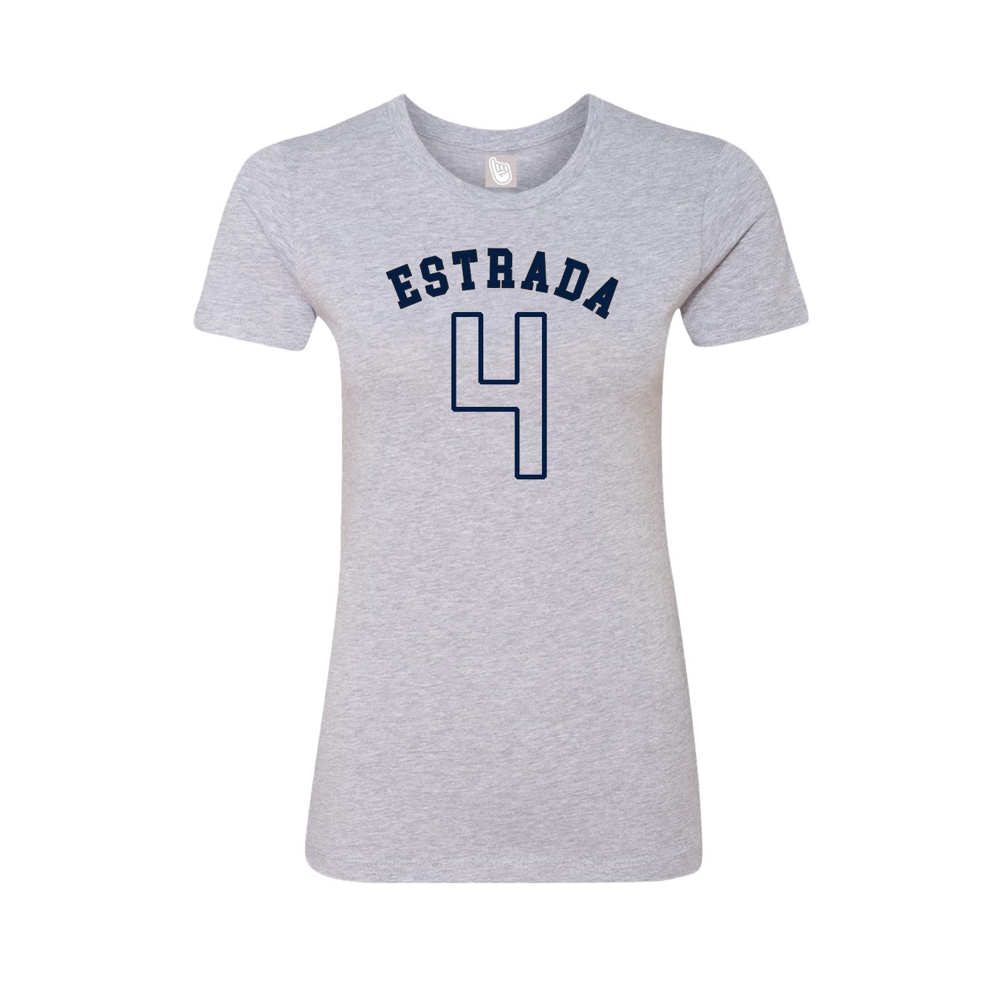 Fitted Women's Tee — Shirsey Arch in Grey
