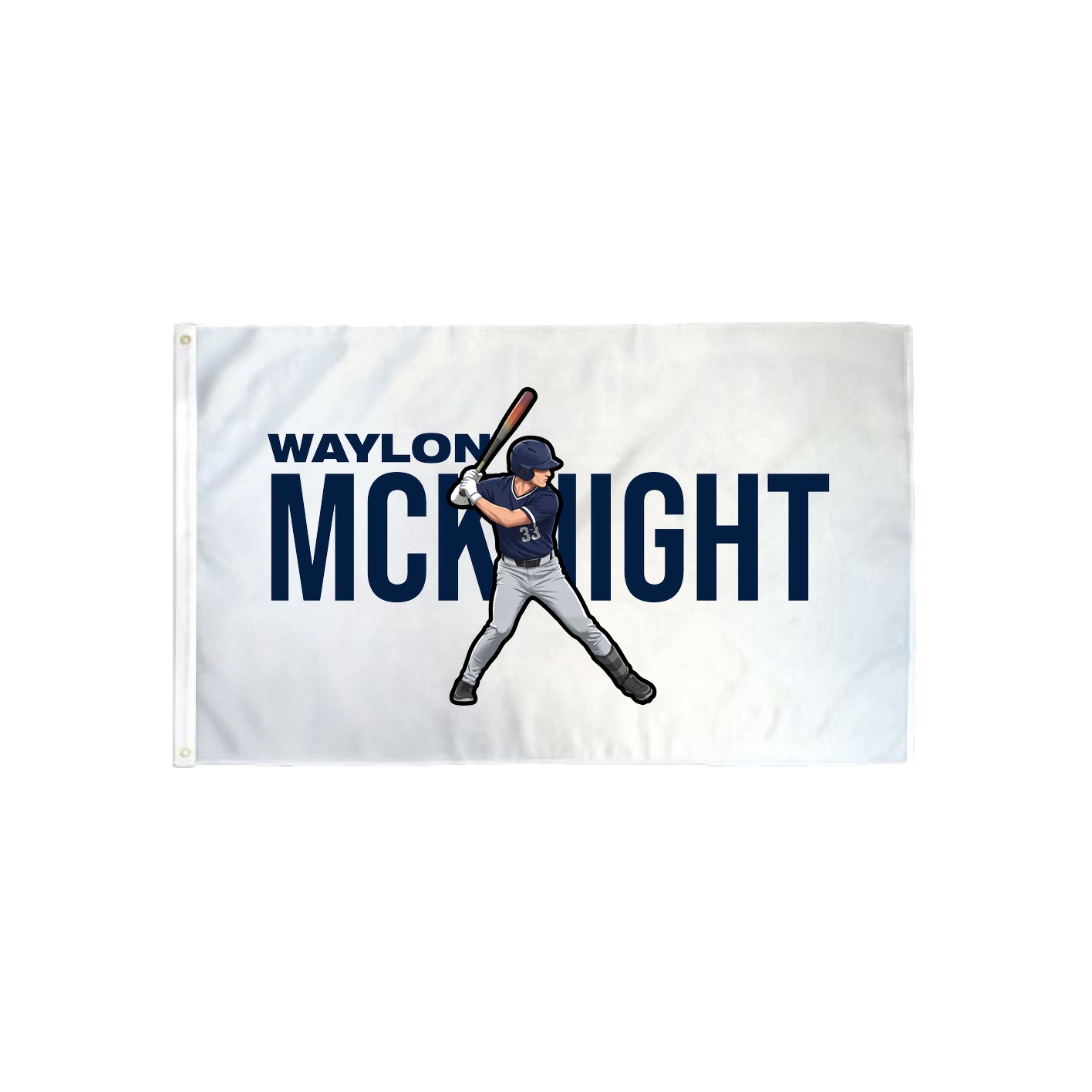 3x5 Flag — Player Name in Classic