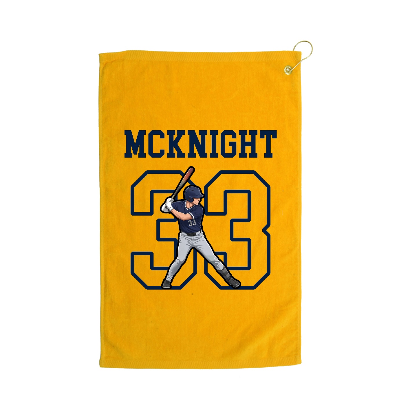 Golf Towel — Shirsey in Gold