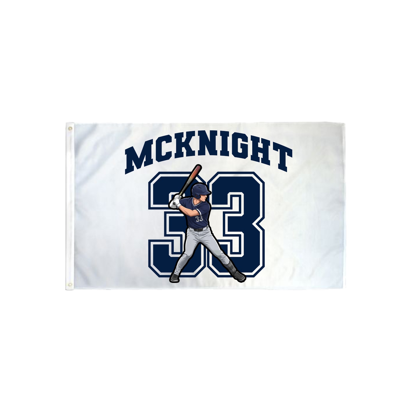 3x5 Flag — Number in Classic