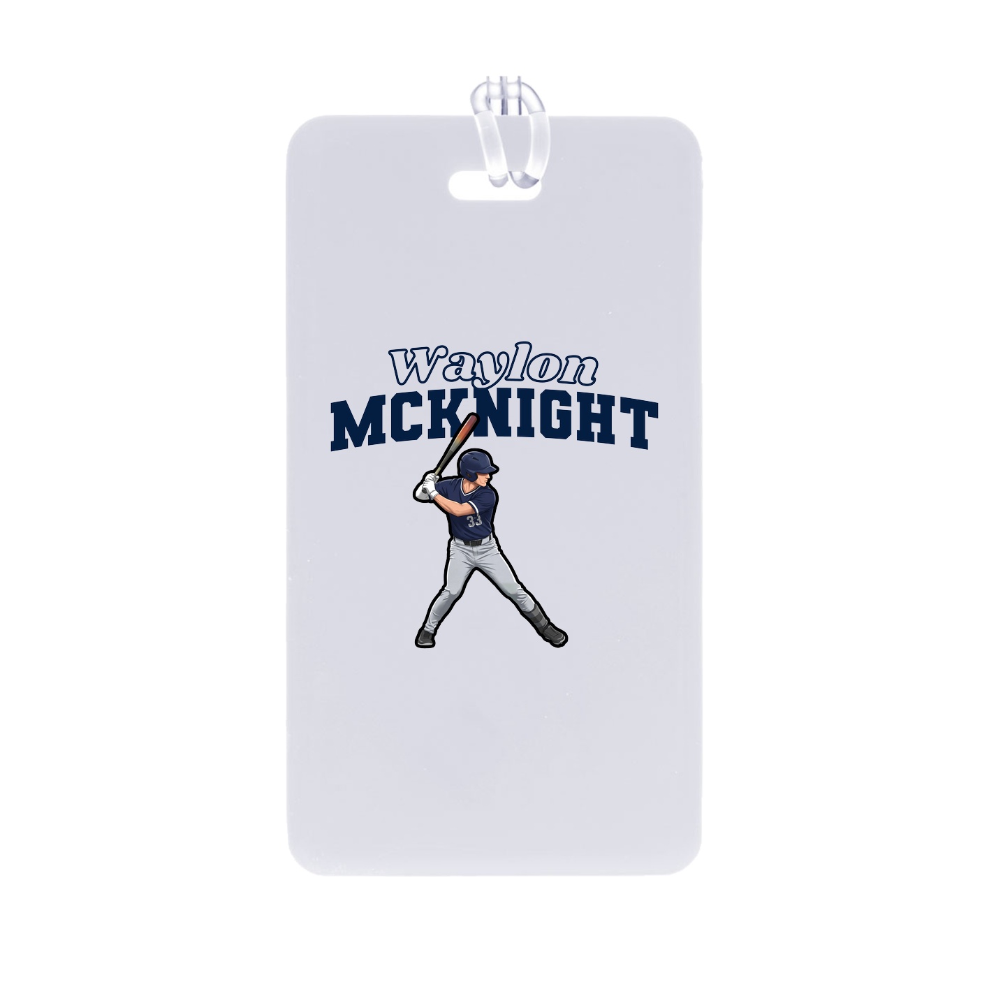 Bag Tag — Name Arch in Classic