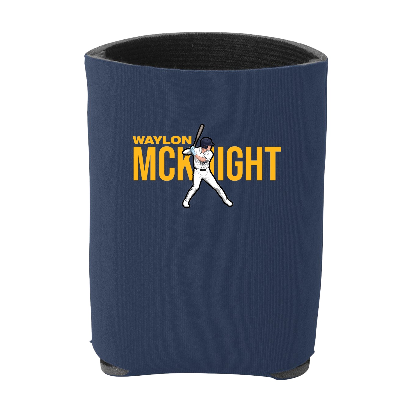 Can Holder — Player Name in Navy