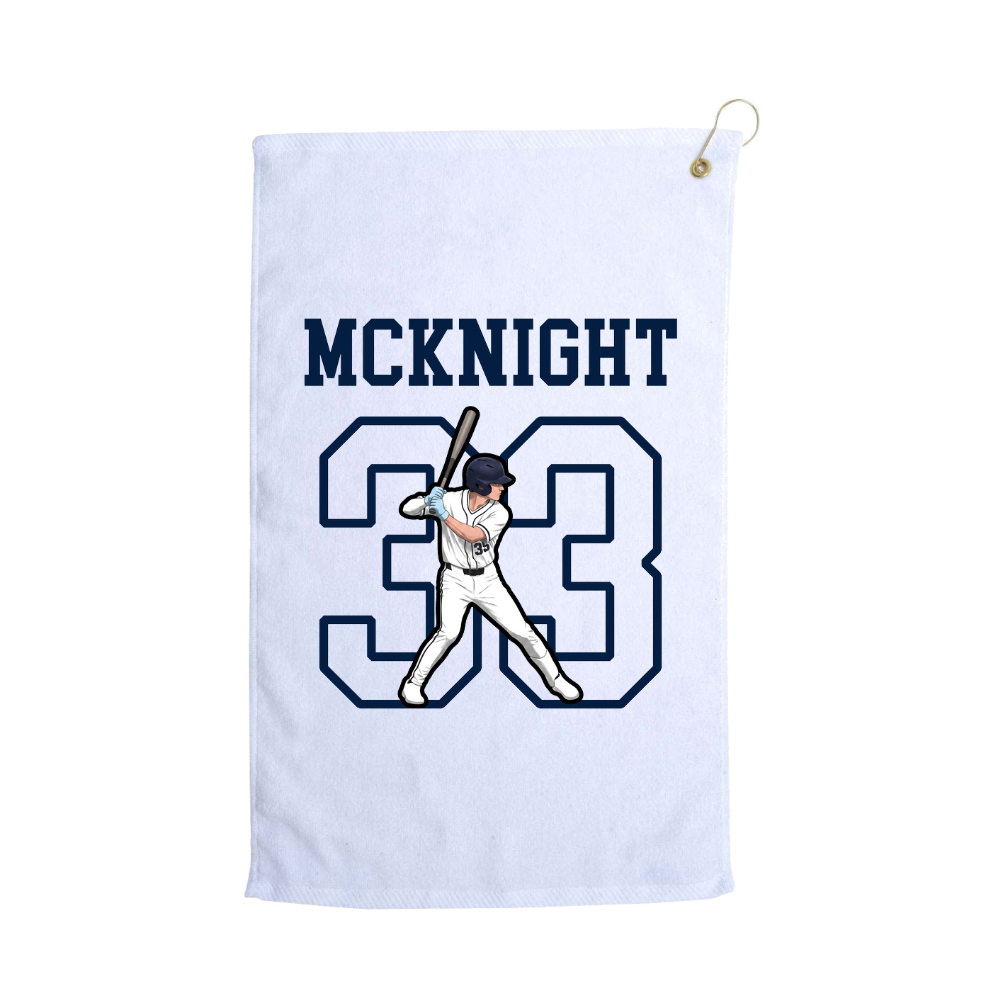 Golf Towel — Shirsey in White