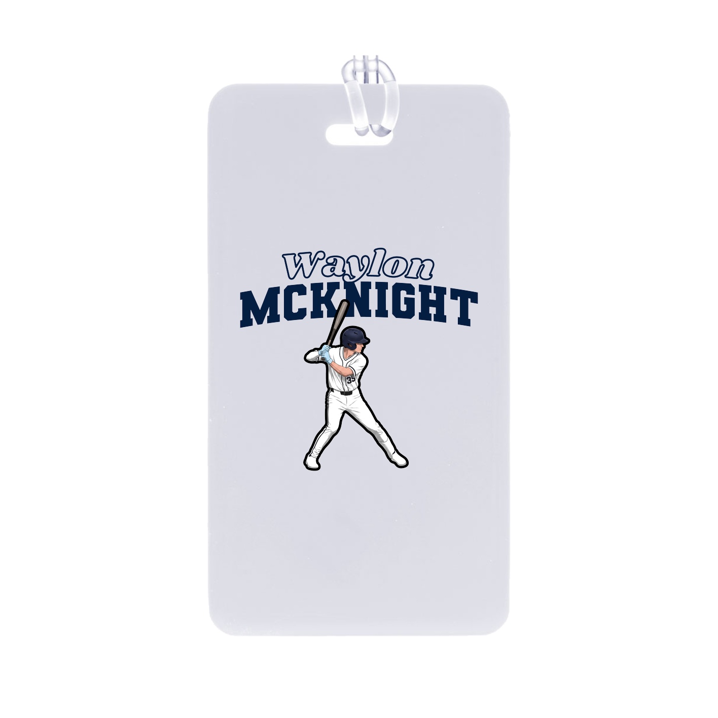 Bag Tag — Name Arch in Classic