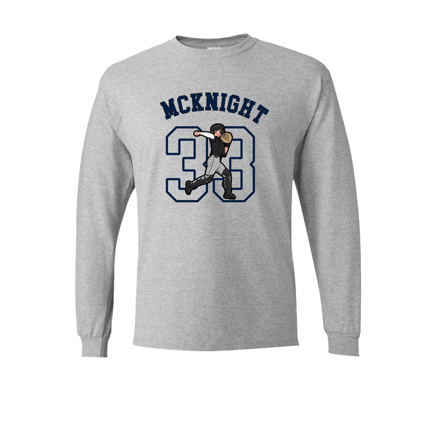 Long Sleeve Tee — Shirsey Arch in Grey