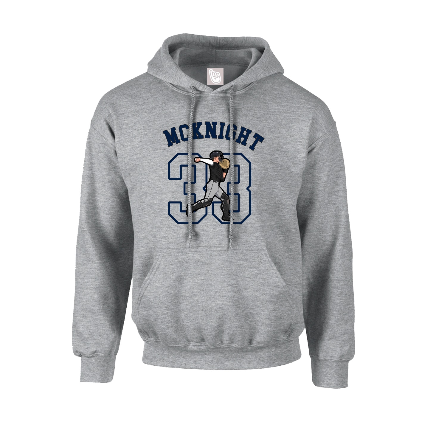 Youth Hoodie — Shirsey Arch in Grey