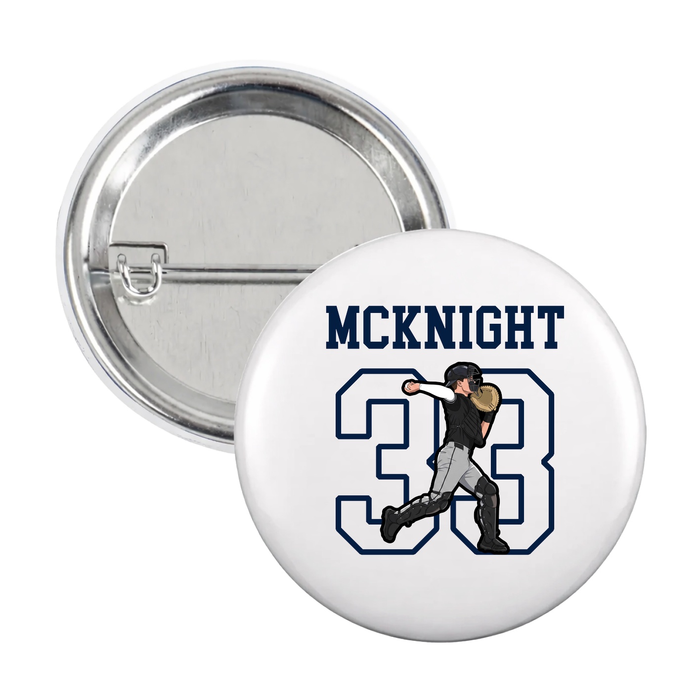 Game Day Button — Shirsey in White