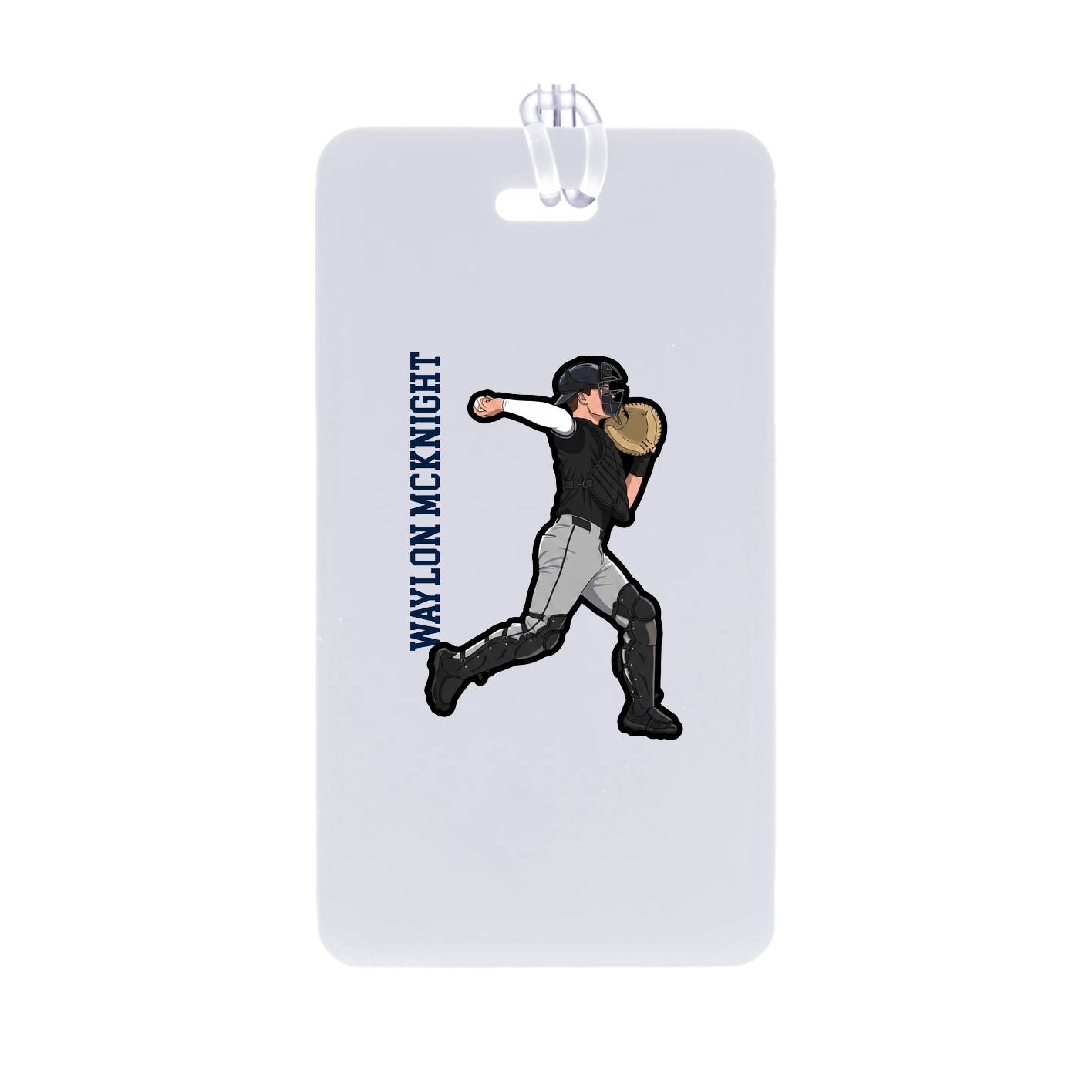 Bag Tag — Name Vertical in Classic
