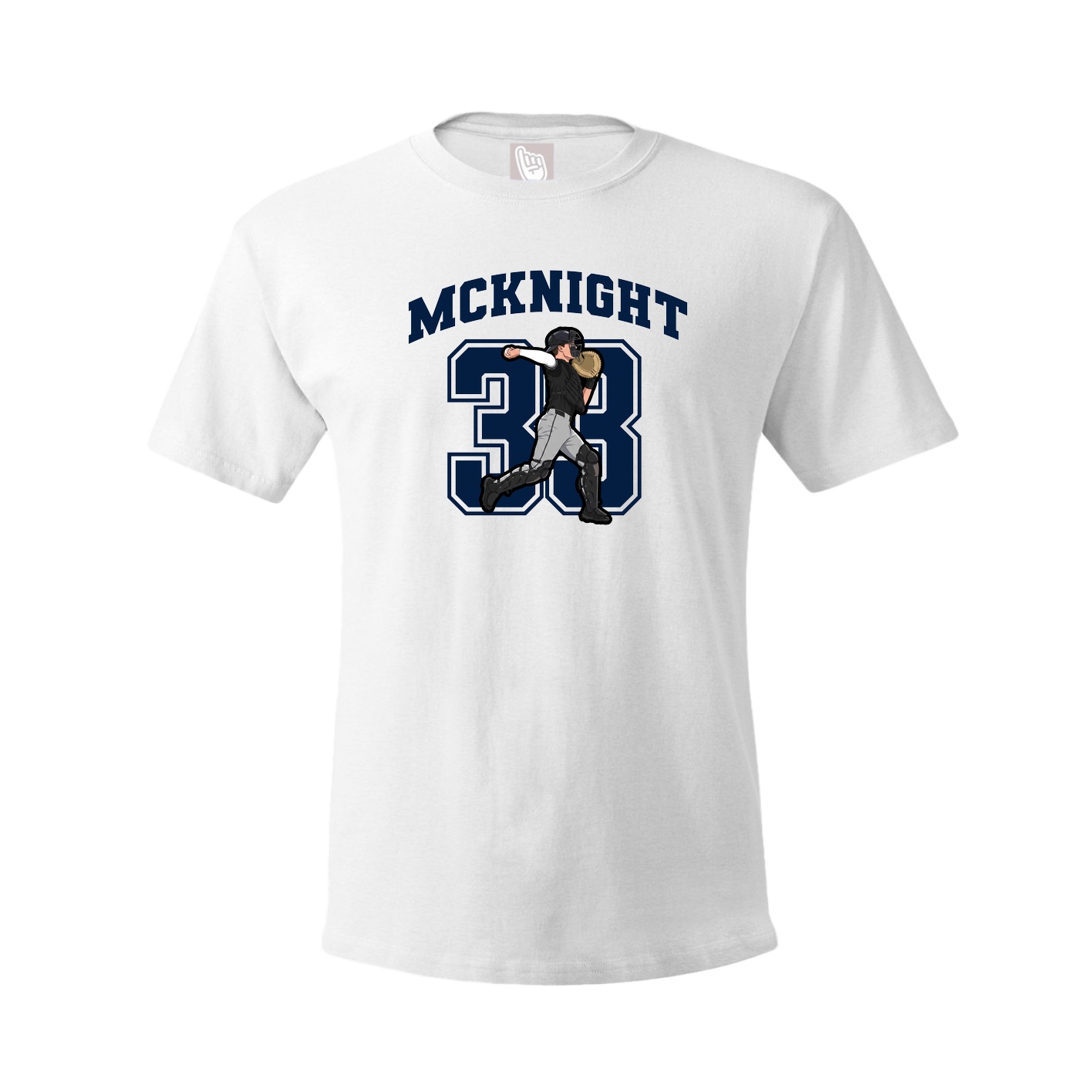 Tee — Number in White