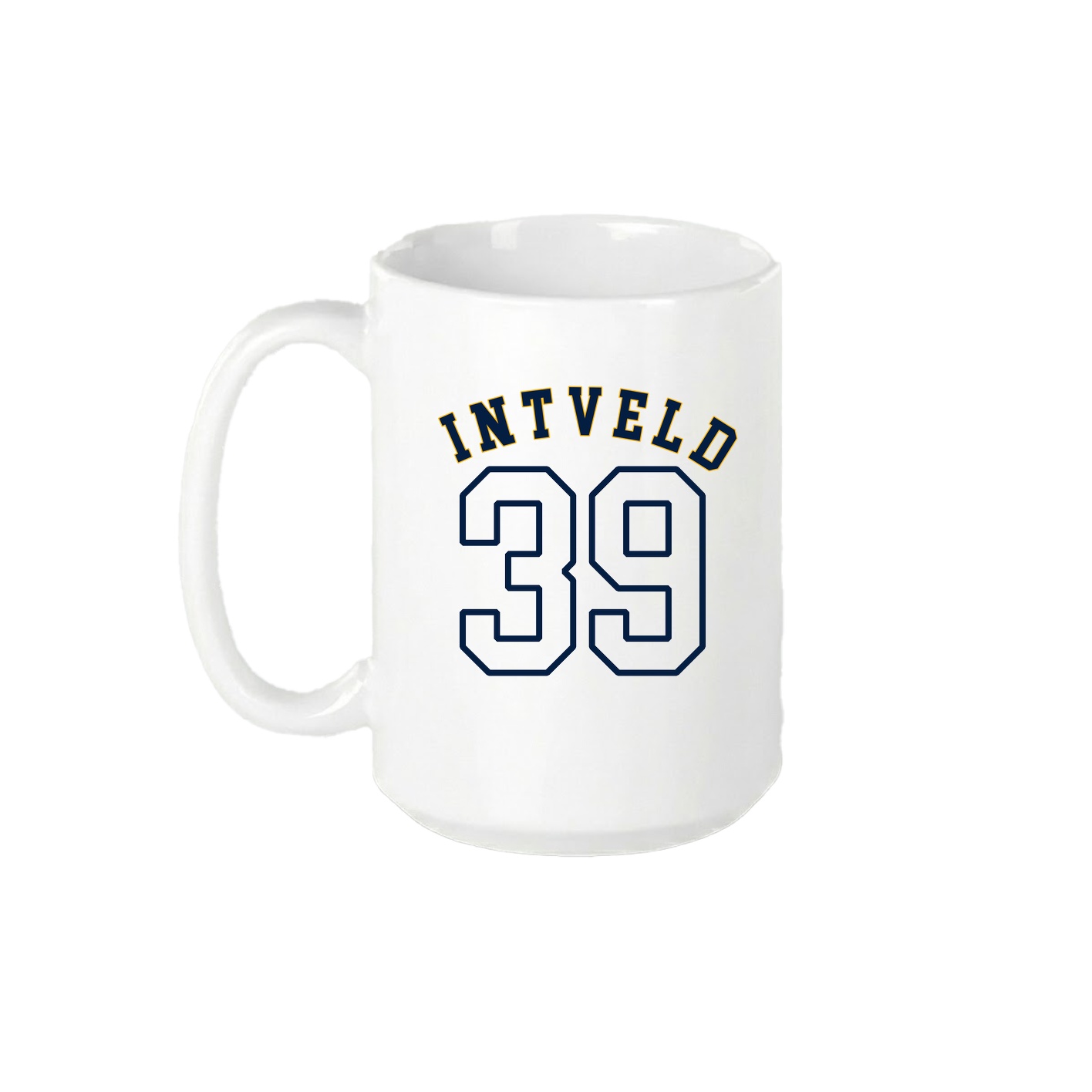 15oz Coffee Mug — Shirsey Arch in White