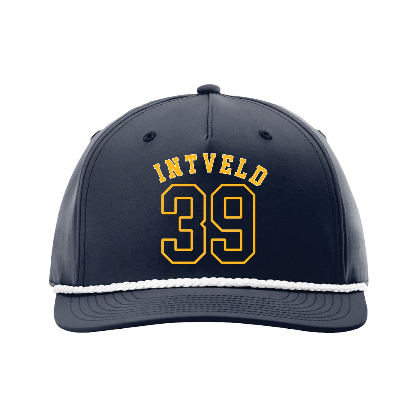 Five-Panel Classic Rope Cap — Shirsey Arch in Navy