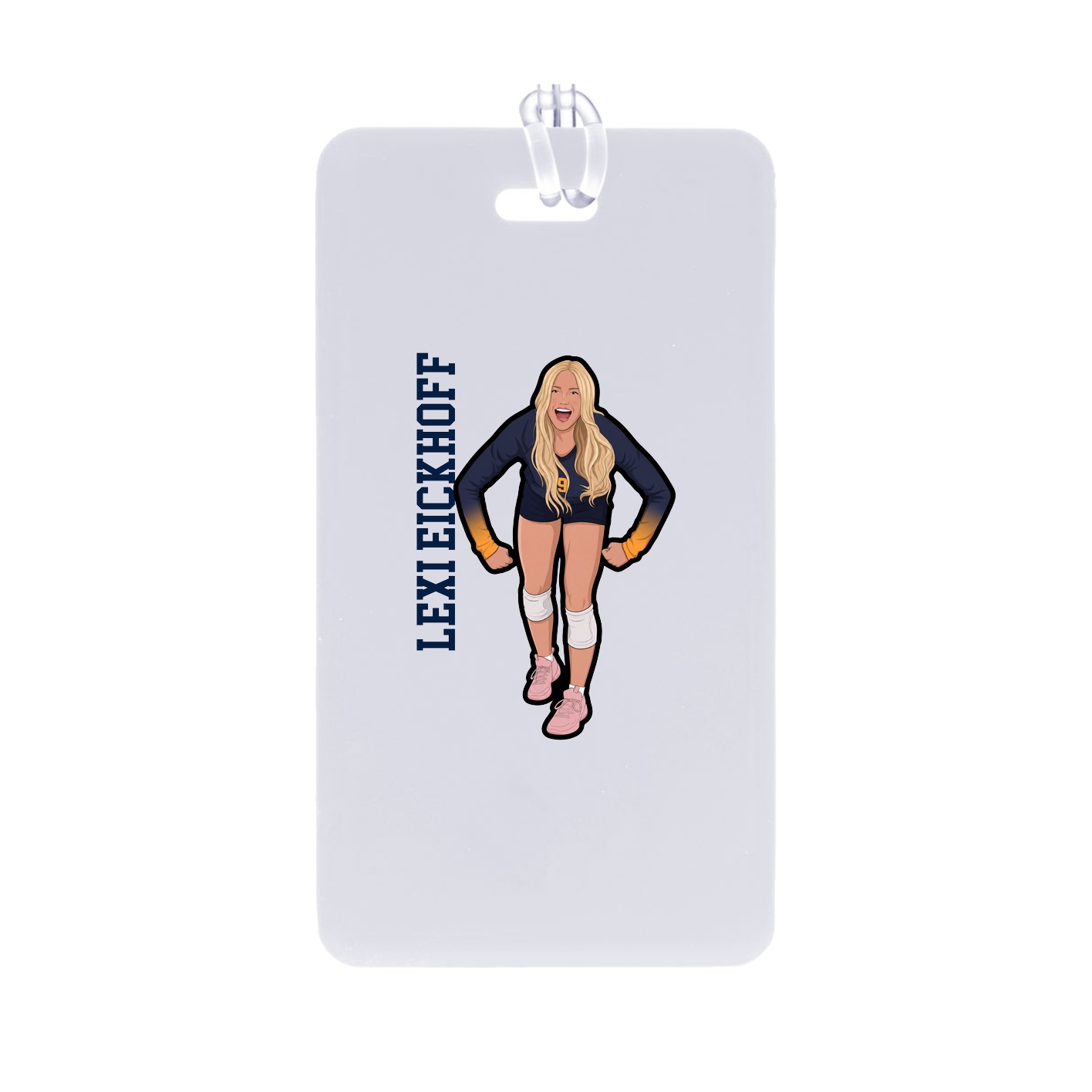 Bag Tag — Name Vertical in Classic
