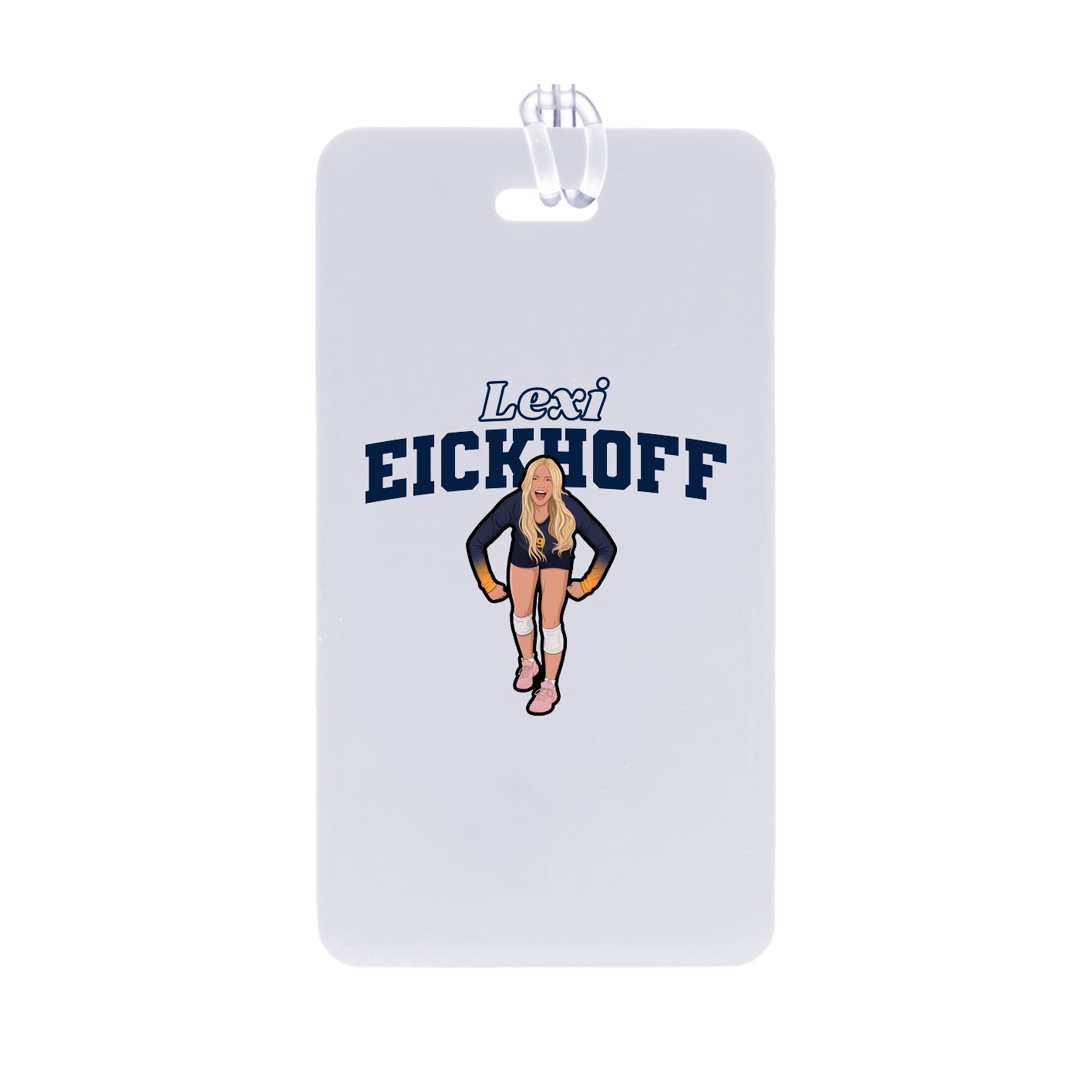 Bag Tag — Name Arch in Classic