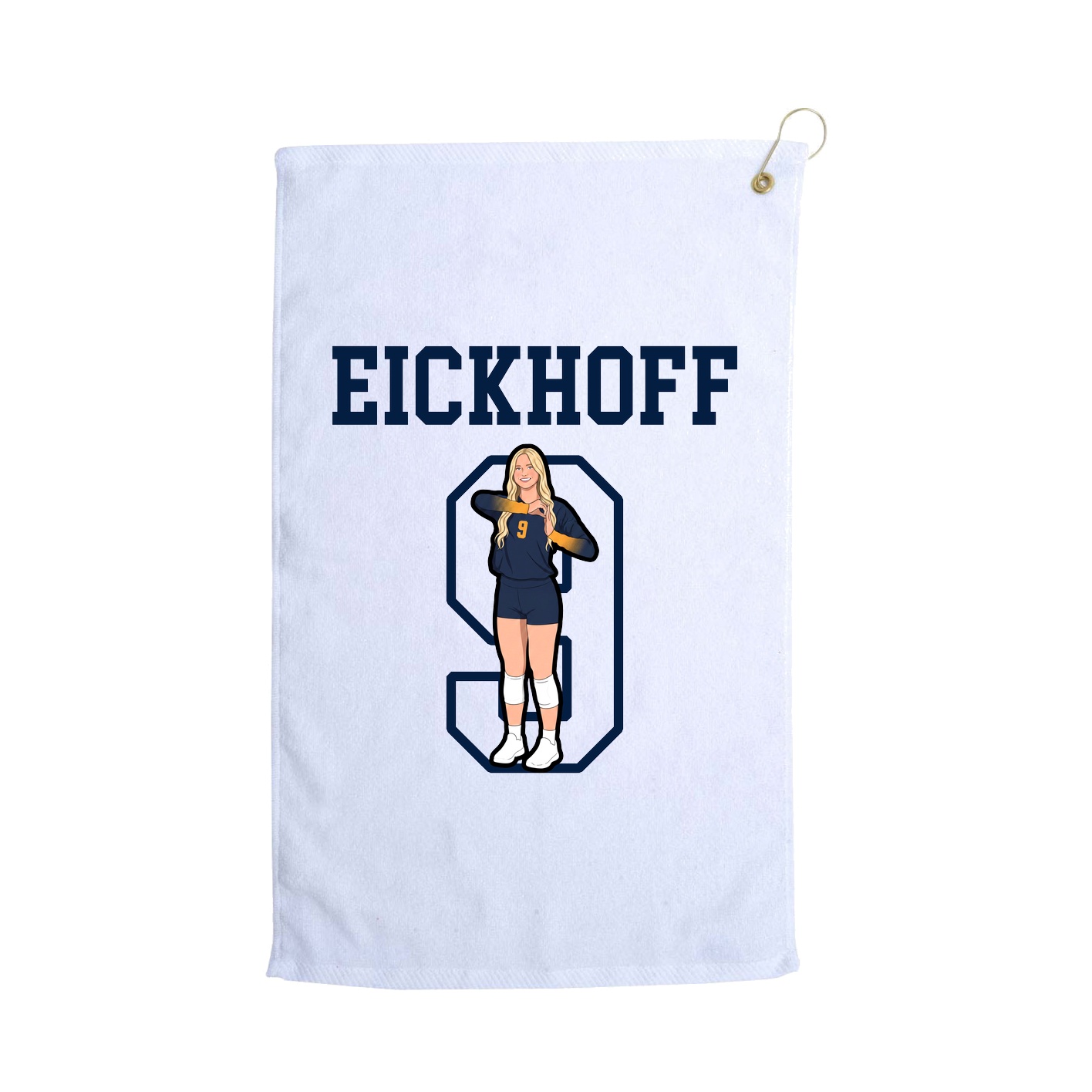 Golf Towel — Shirsey in White