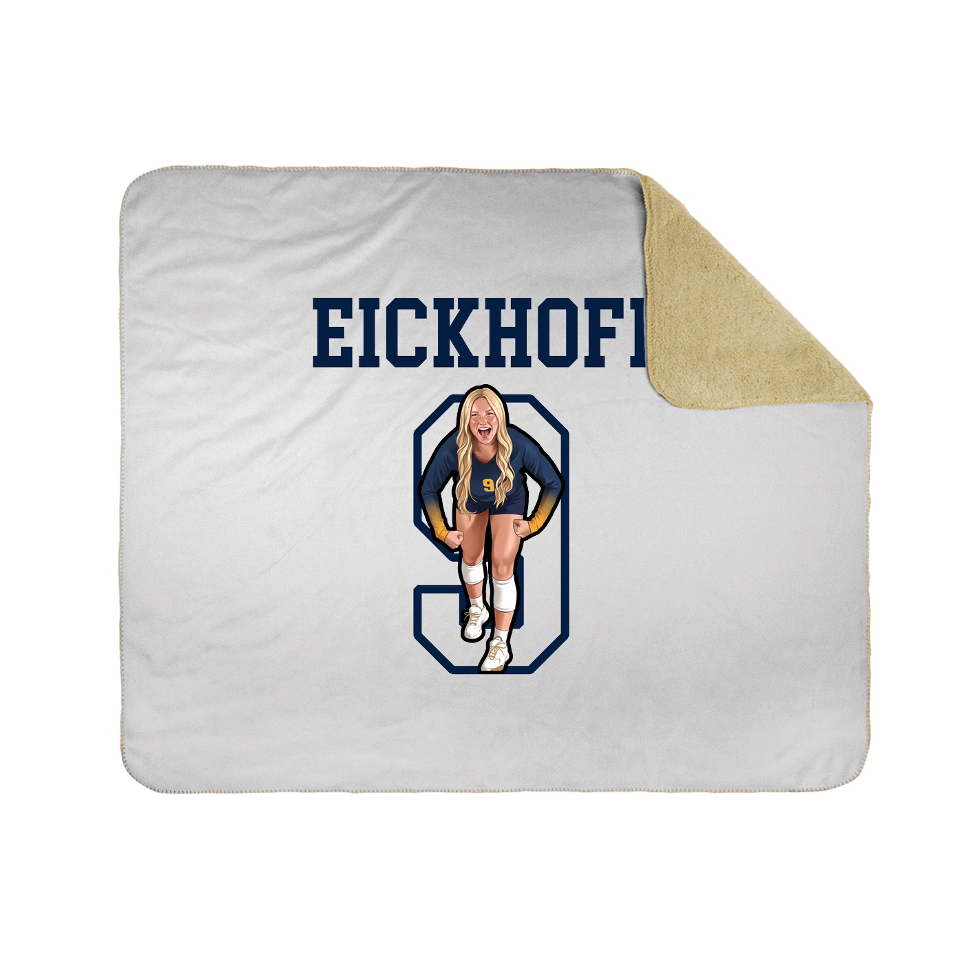 Throw Blanket — Shirsey in White