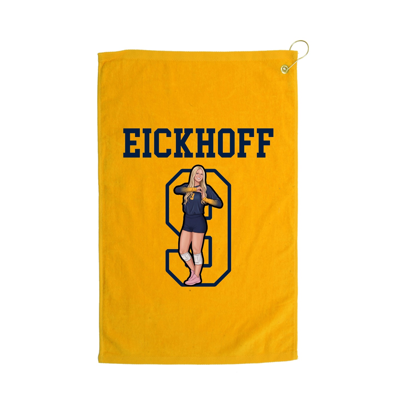 Golf Towel — Shirsey in Gold