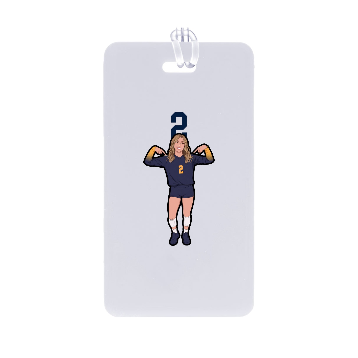 Bag Tag — Number Top in Classic