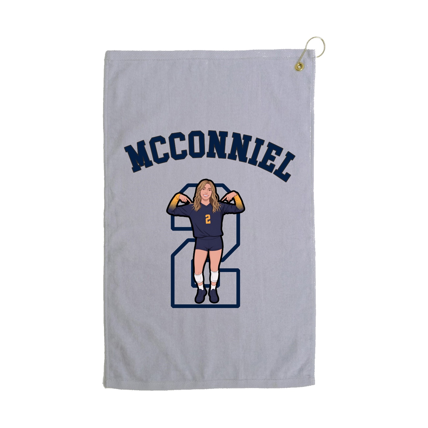 Golf Towel — Shirsey Arch in Grey
