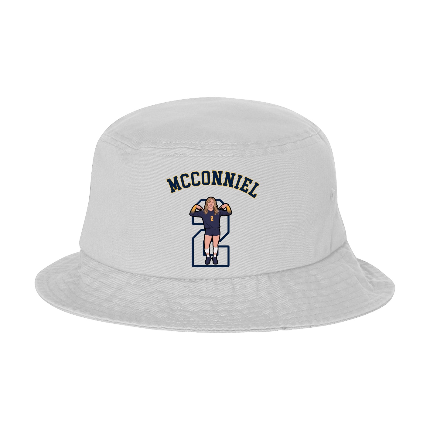 Bucket Cap — Shirsey Arch in White