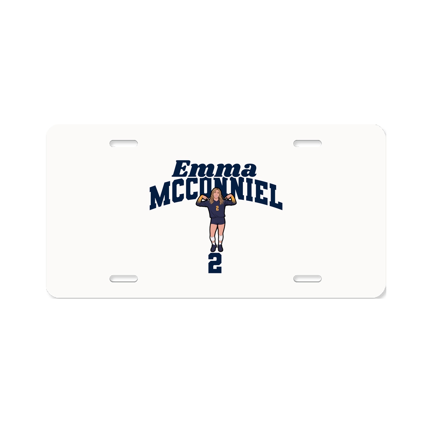 License Plate — Signature Arch in Classic