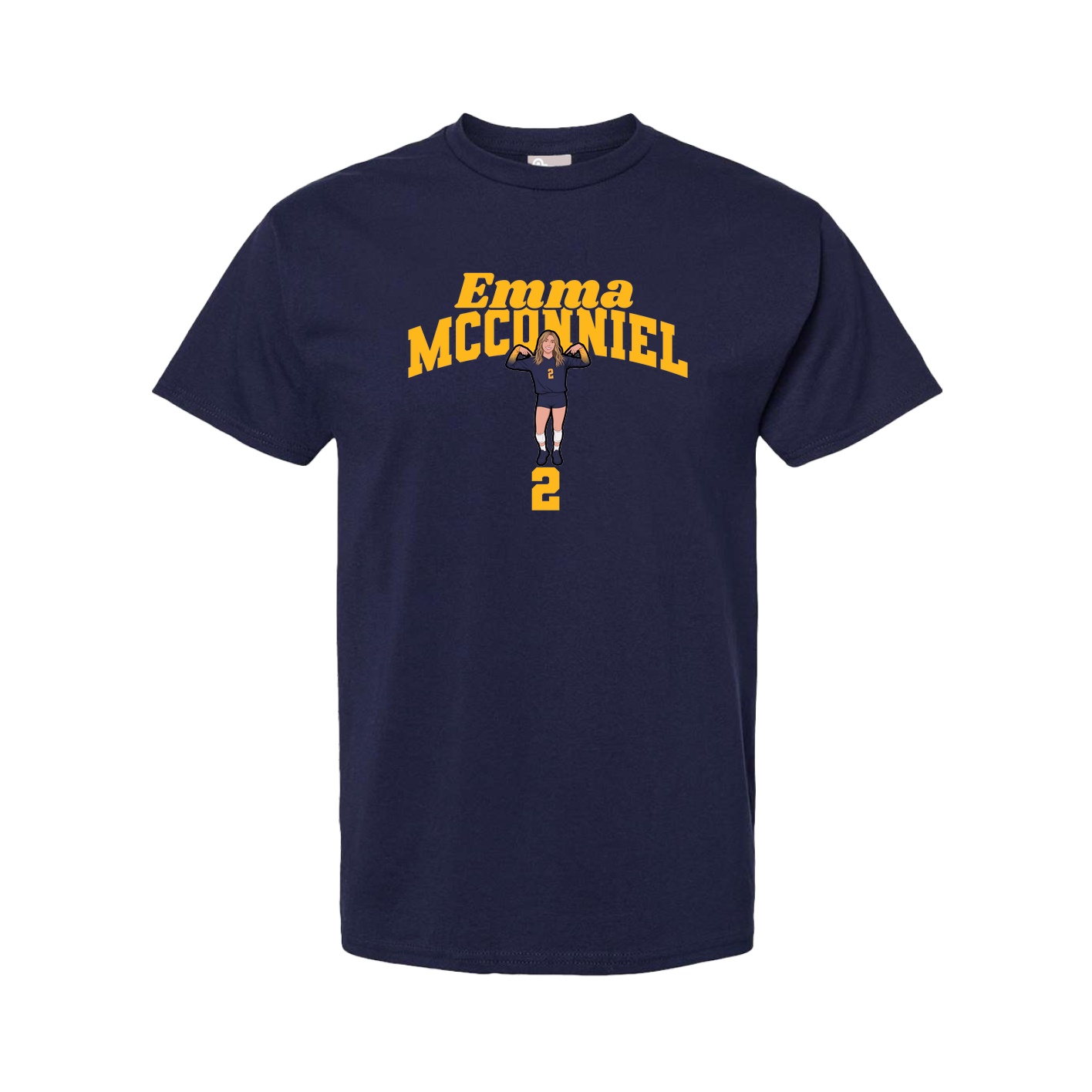 Tee — Signature Arch in Navy