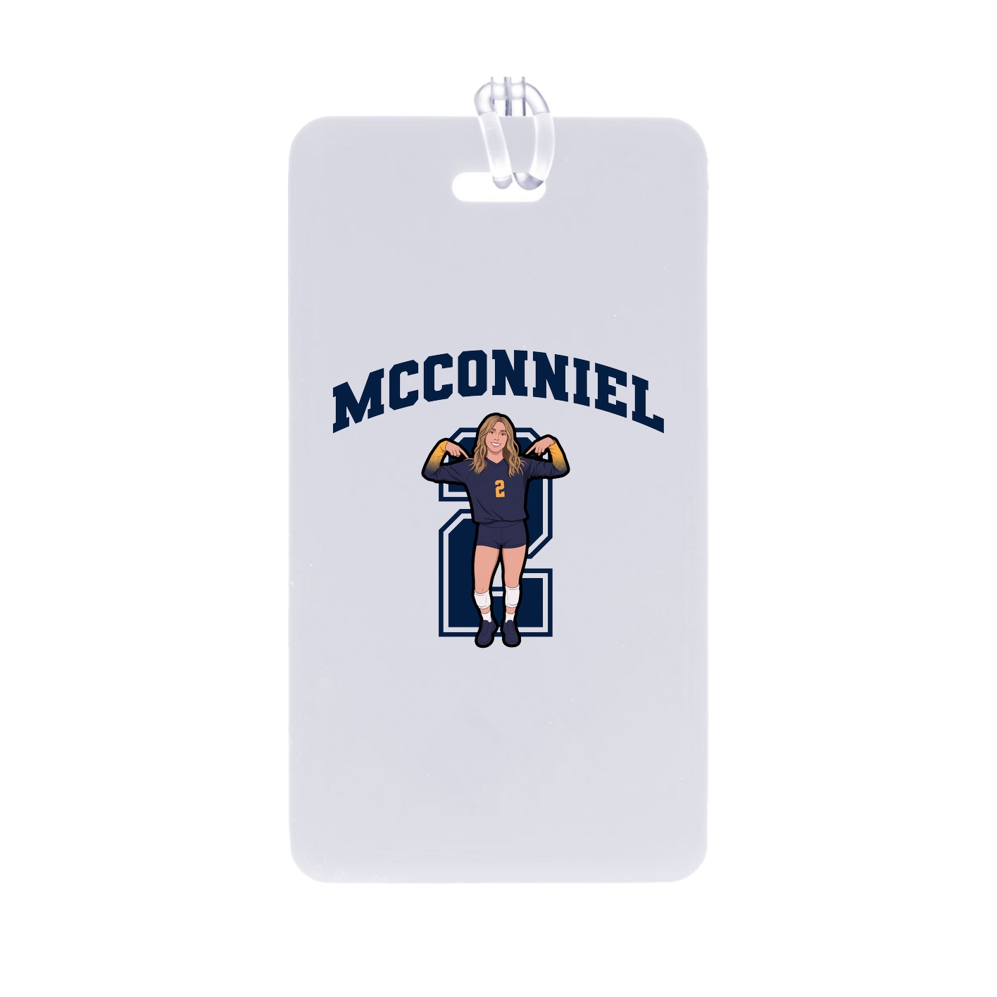 Bag Tag — Number in Classic