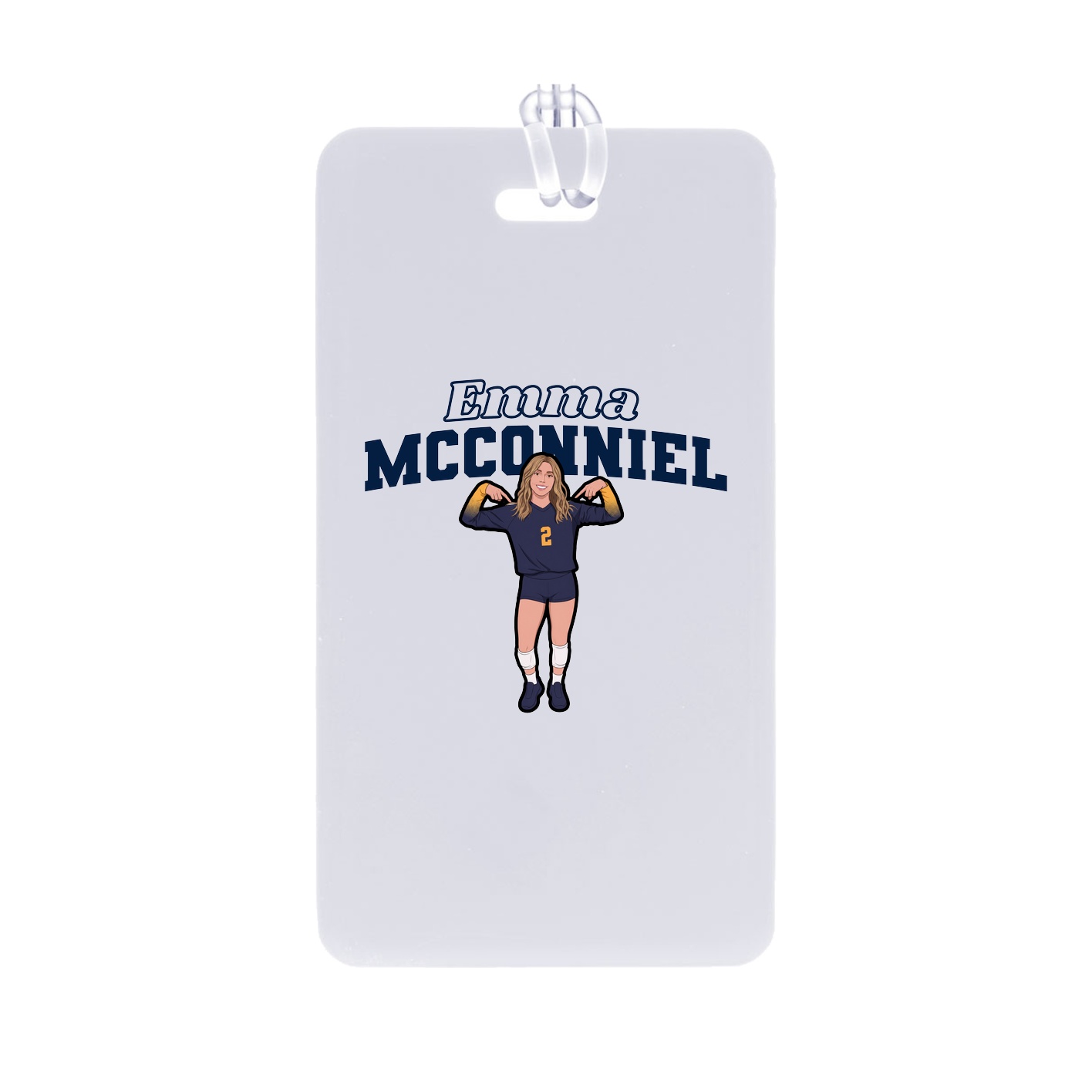Bag Tag — Name Arch in Classic