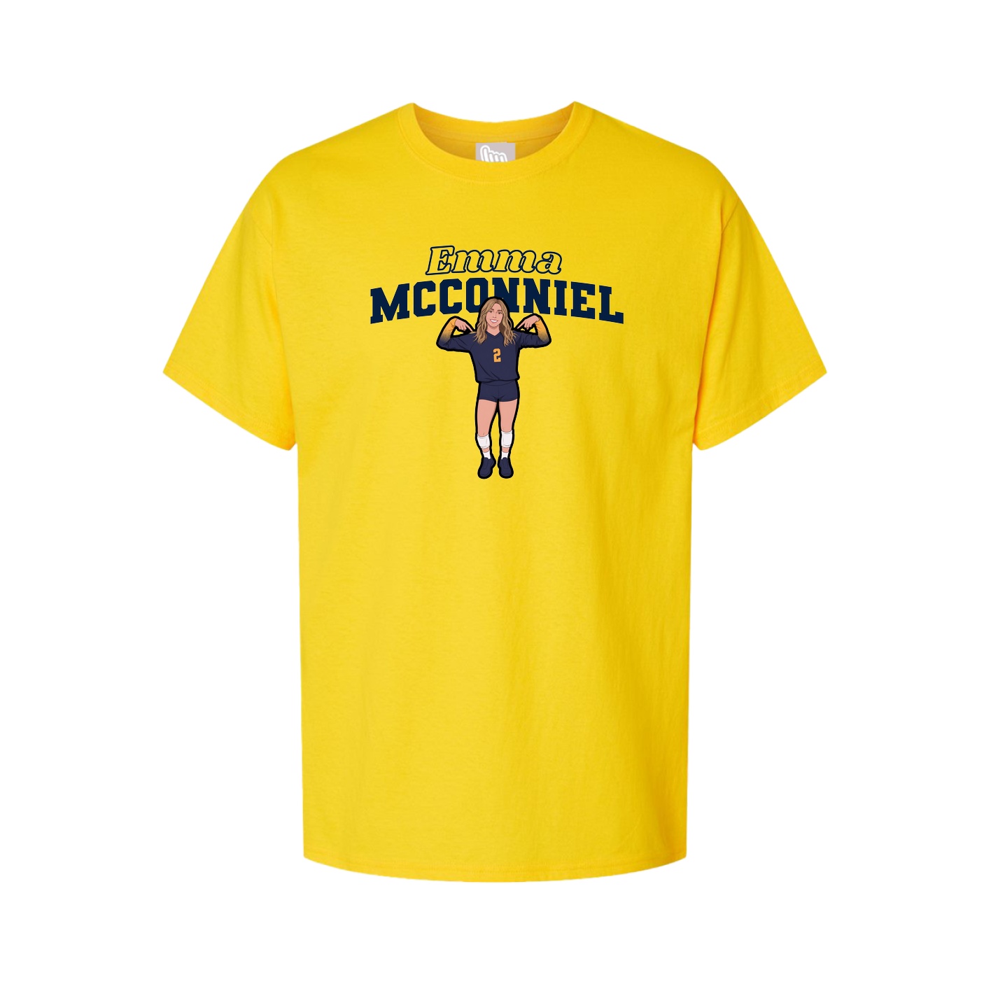 Tee — Name Arch in Gold