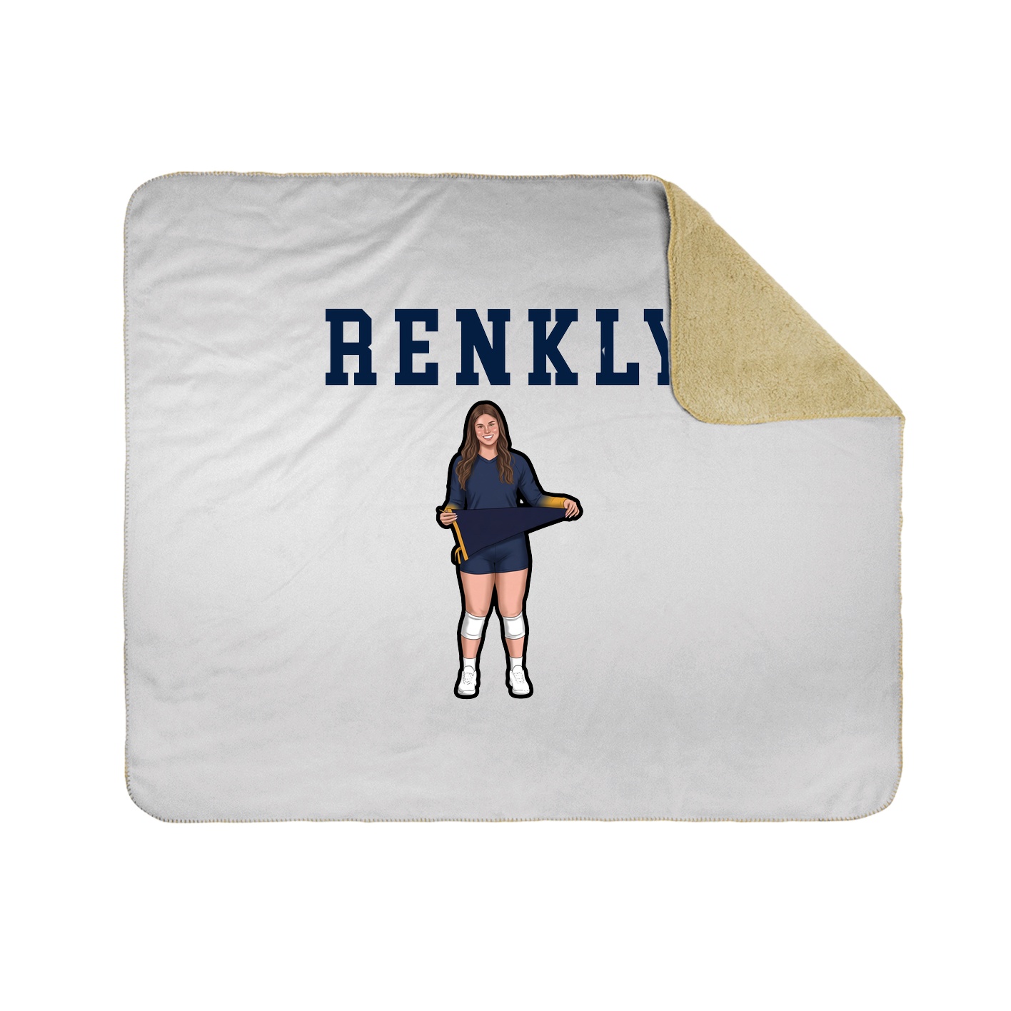 Throw Blanket — Shirsey in White