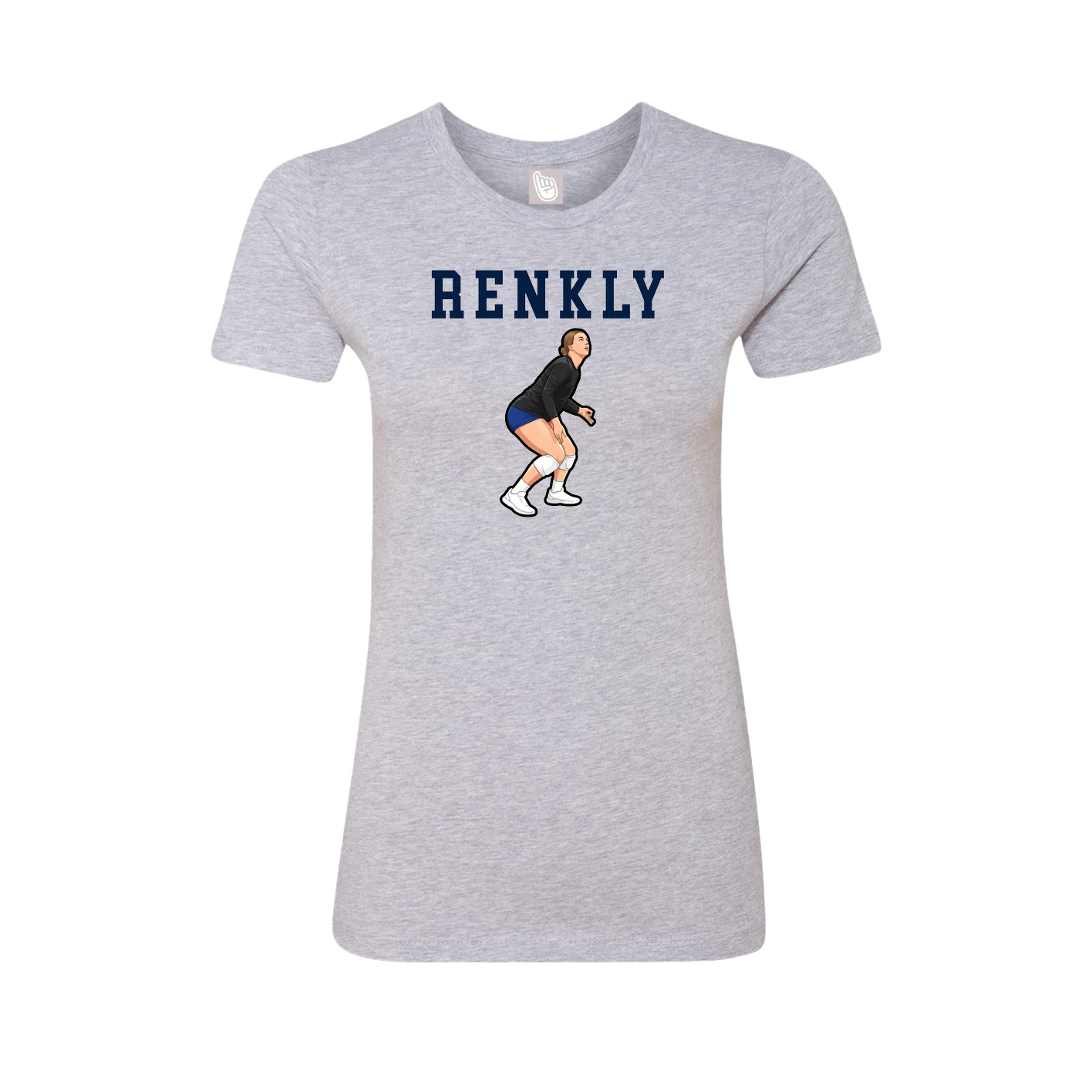 Fitted Women's Tee — Shirsey in Grey