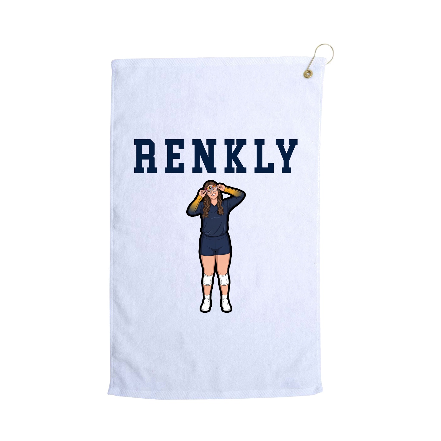 Golf Towel — Shirsey in White