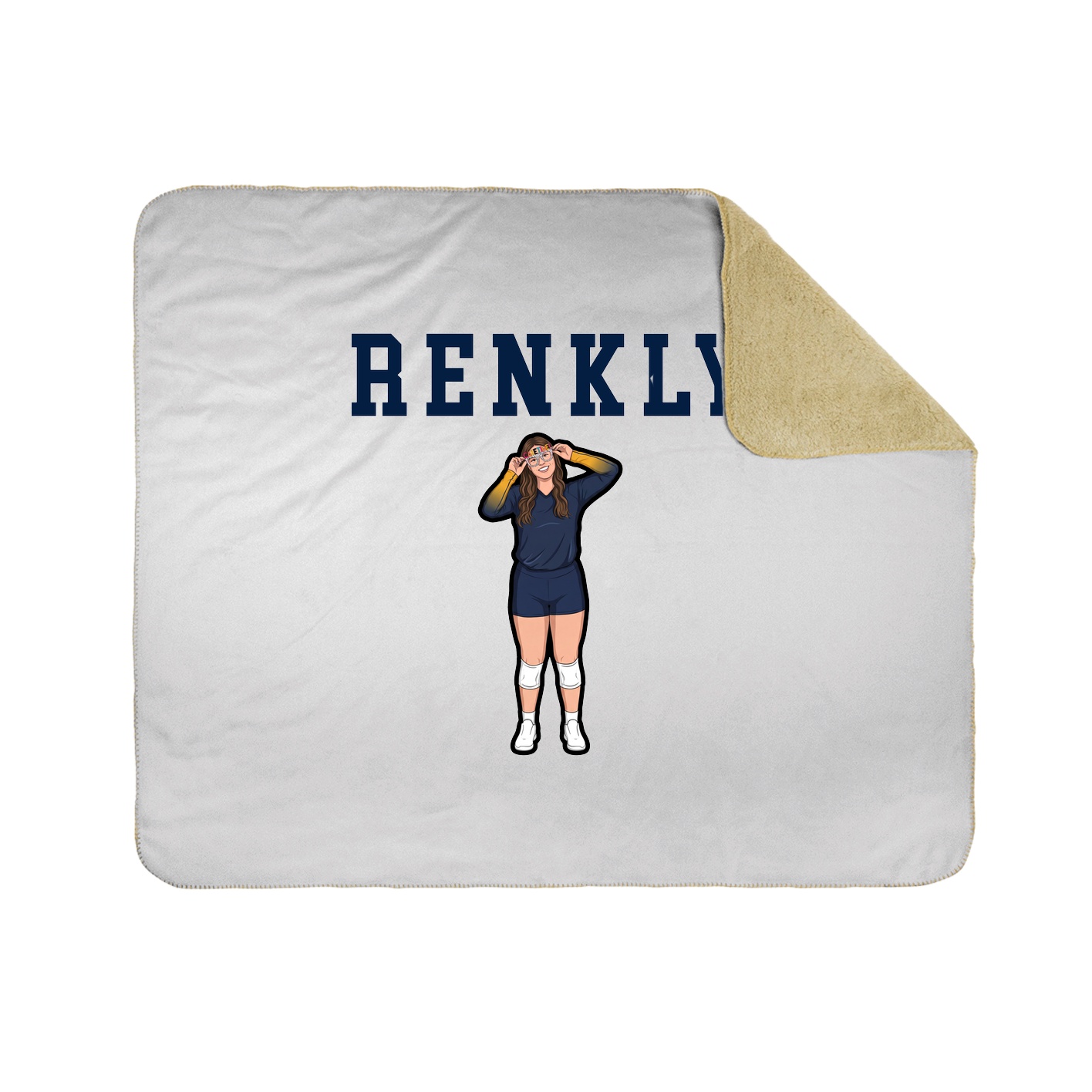 Throw Blanket — Shirsey in White