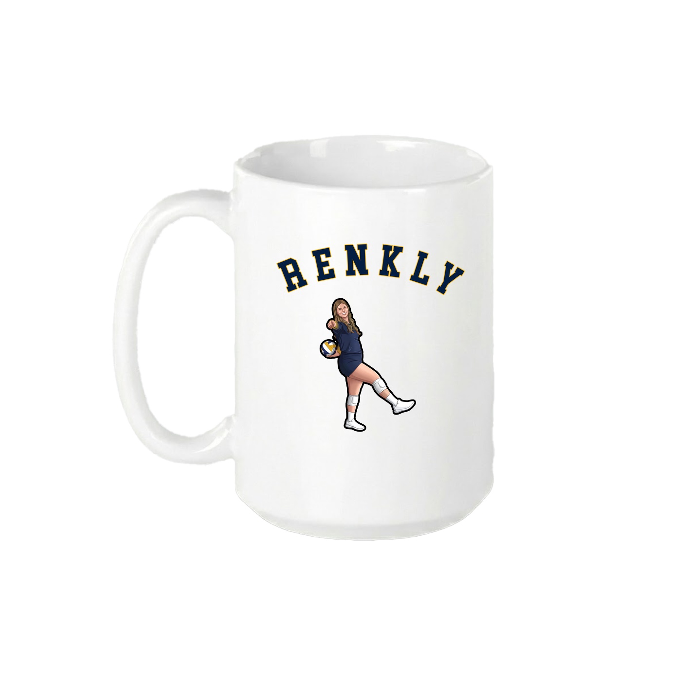15oz Coffee Mug — Shirsey Arch in White