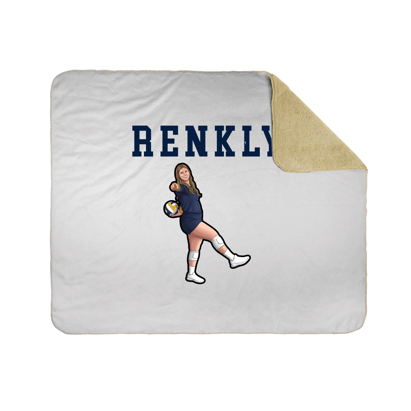 Throw Blanket — Shirsey in White